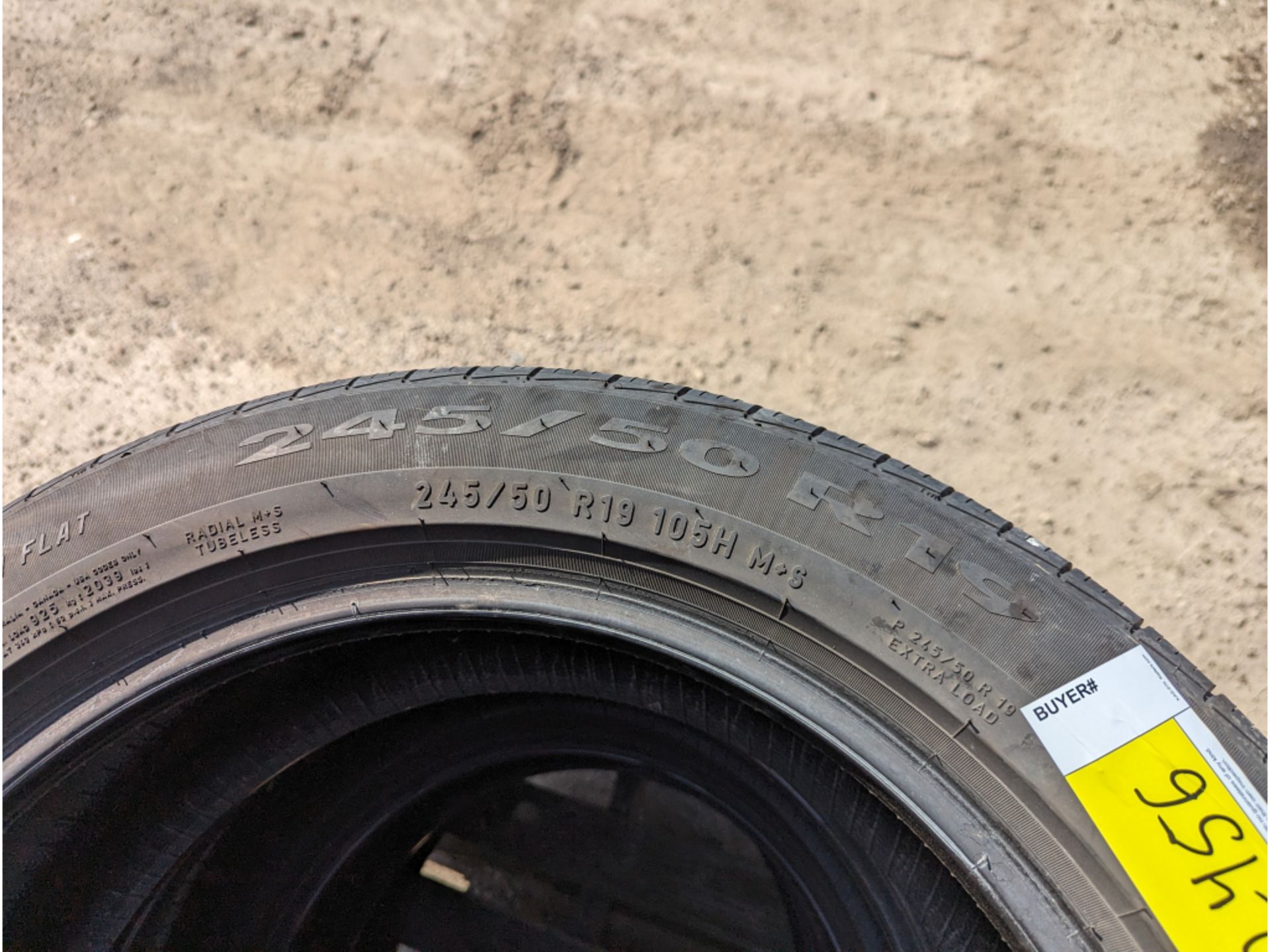 Cinturato P7 245/50R19 Tires, Came off 2021 BMW X3 w/ 35k Miles, Run Flats - Image 4 of 5