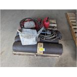 Coil Nail Gun, Roofing Felt, Gas Cans, Air Hose