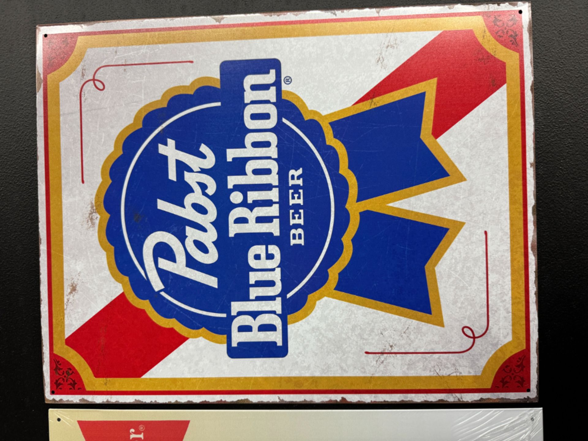 "2 Retro Vintage Signs" Pabst & Budwesier King Of Beers - Image 2 of 3