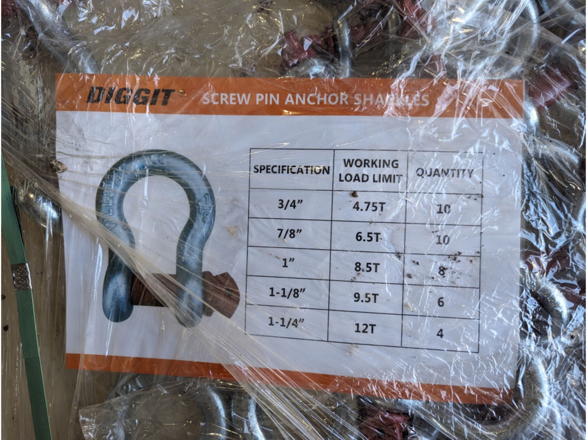 38 Screw Pin Anchor Shackles - Image 2 of 2