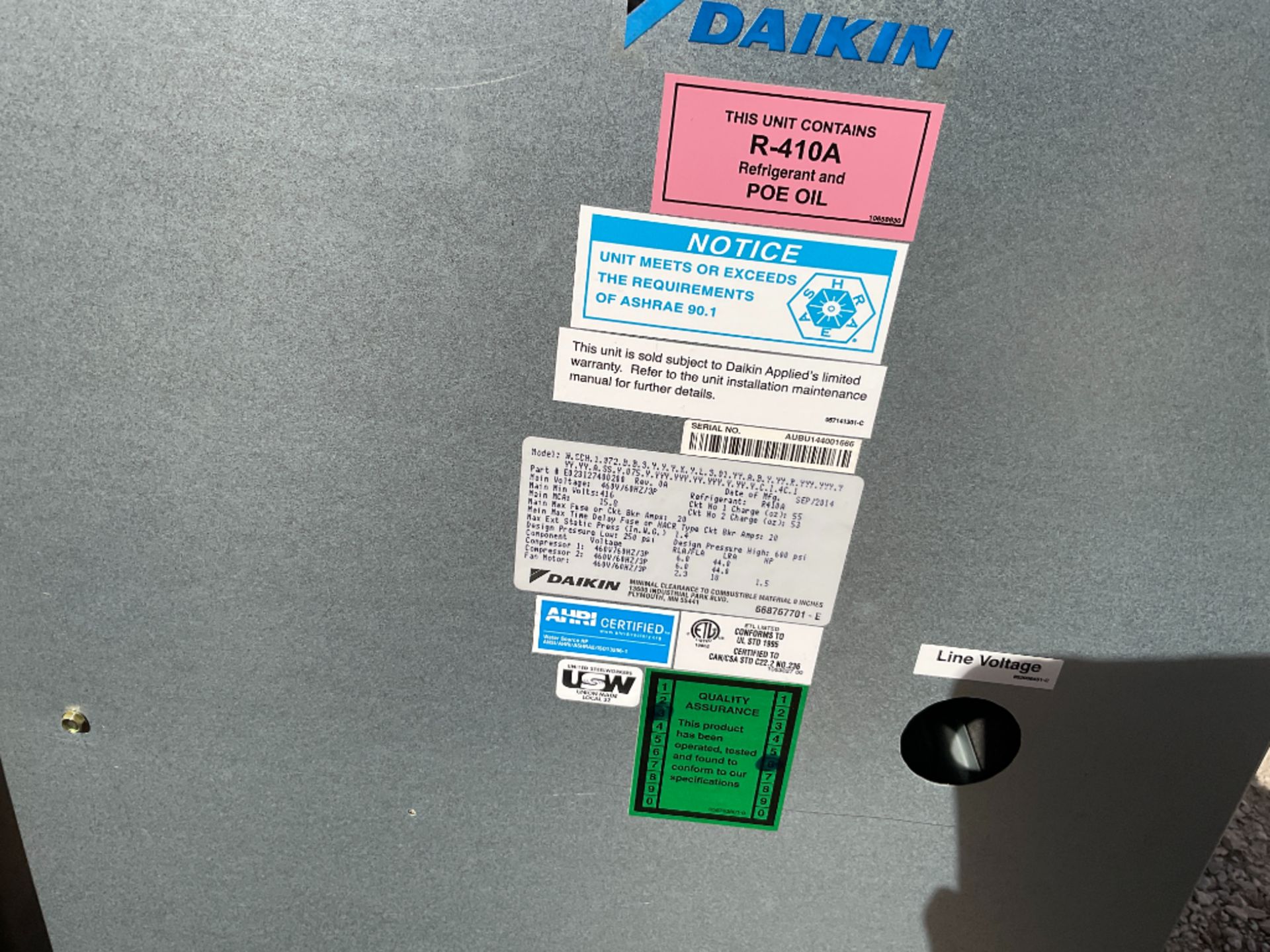 Daikon Horizantal Heat Pump R410A - Image 16 of 19