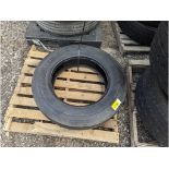 (1) Goodyear G661 HAS 245/75R22.5 commercial truck tires USED Virgin Tread Surplus Take Off