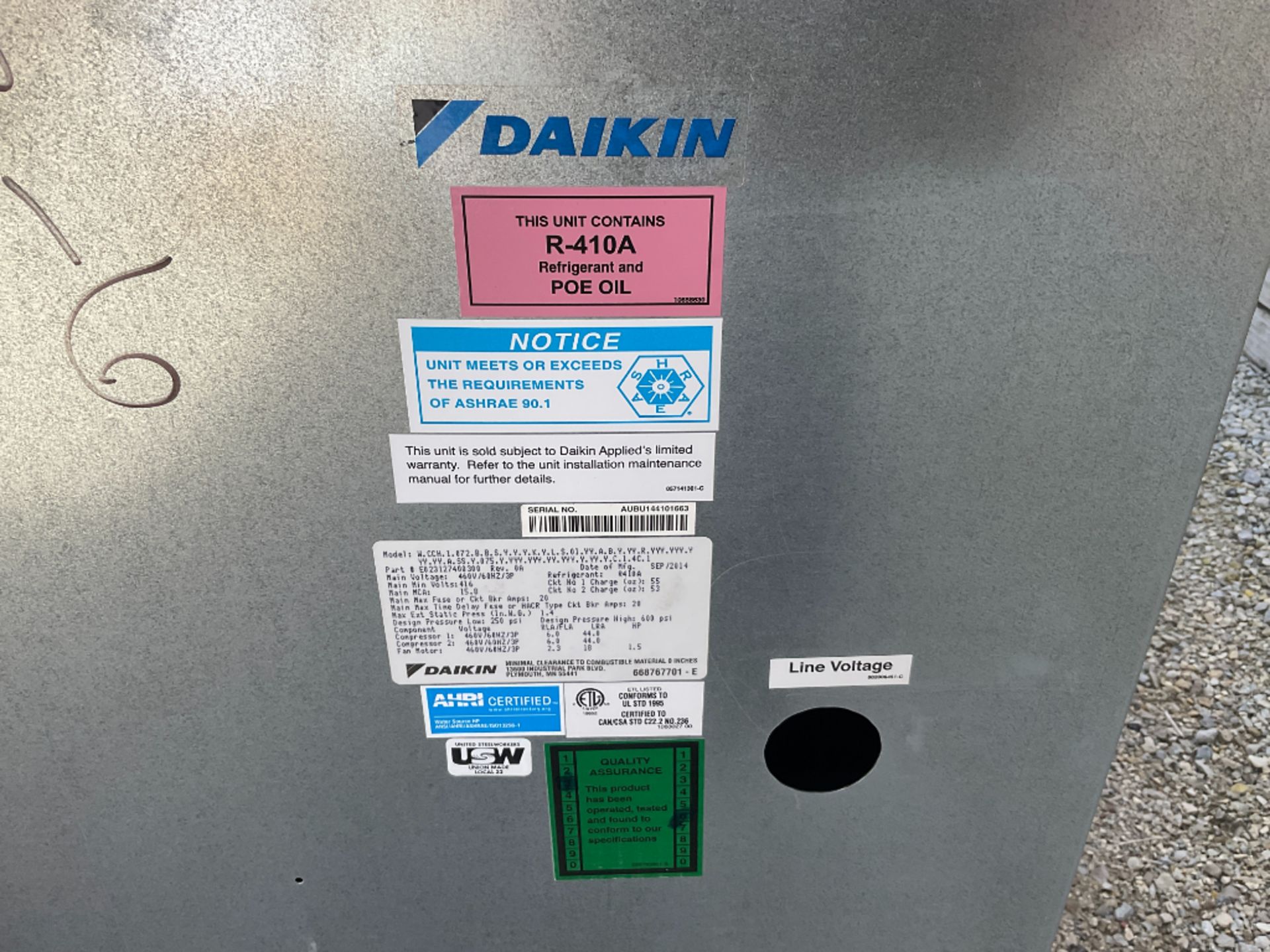 Daikon Horizantal Heat Pump R410A - Image 2 of 19