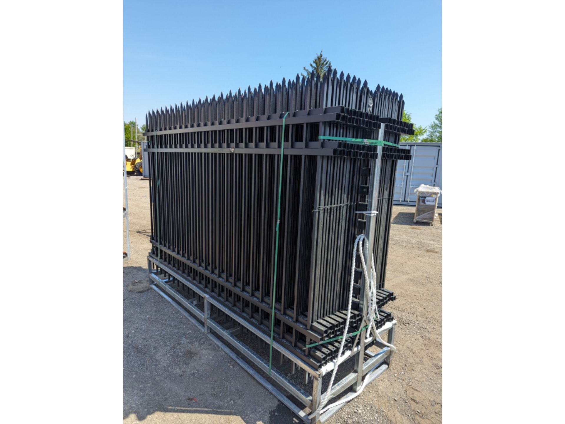 300' Galvanized Steel Fence w/ Posts - Image 5 of 6