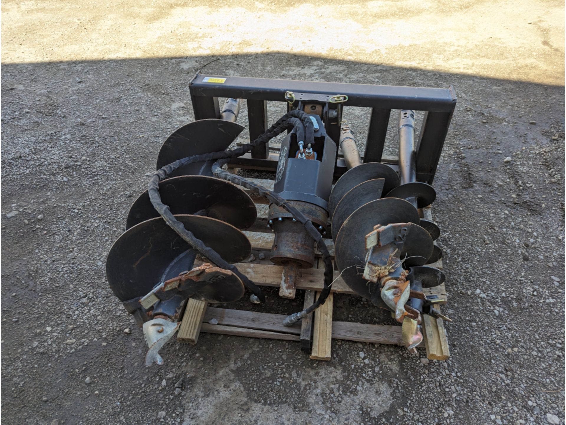 Used Greatbear Skid Steer Auger w/ 3 Bits - Image 2 of 4