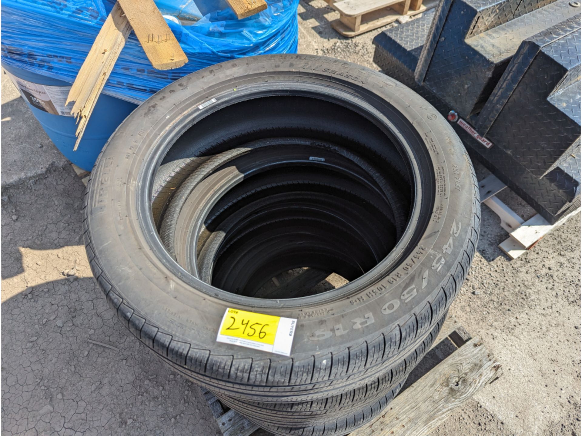 Cinturato P7 245/50R19 Tires, Came off 2021 BMW X3 w/ 35k Miles, Run Flats - Image 3 of 5