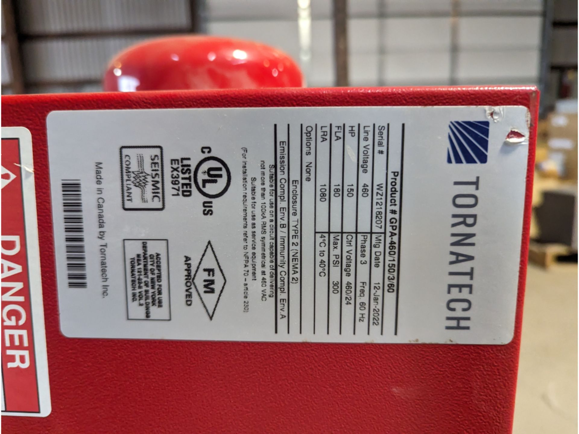 Tornatech Electric Fire Pump Controller - Image 3 of 7
