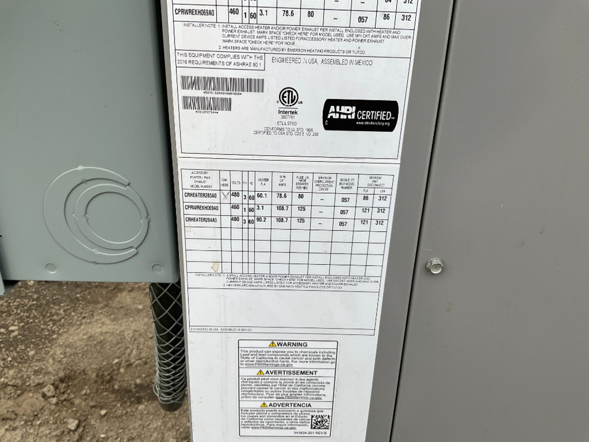 Carrier Model 50TC- D28A2A6A0A0G0 Rooftop Cooling Unit - Image 3 of 17