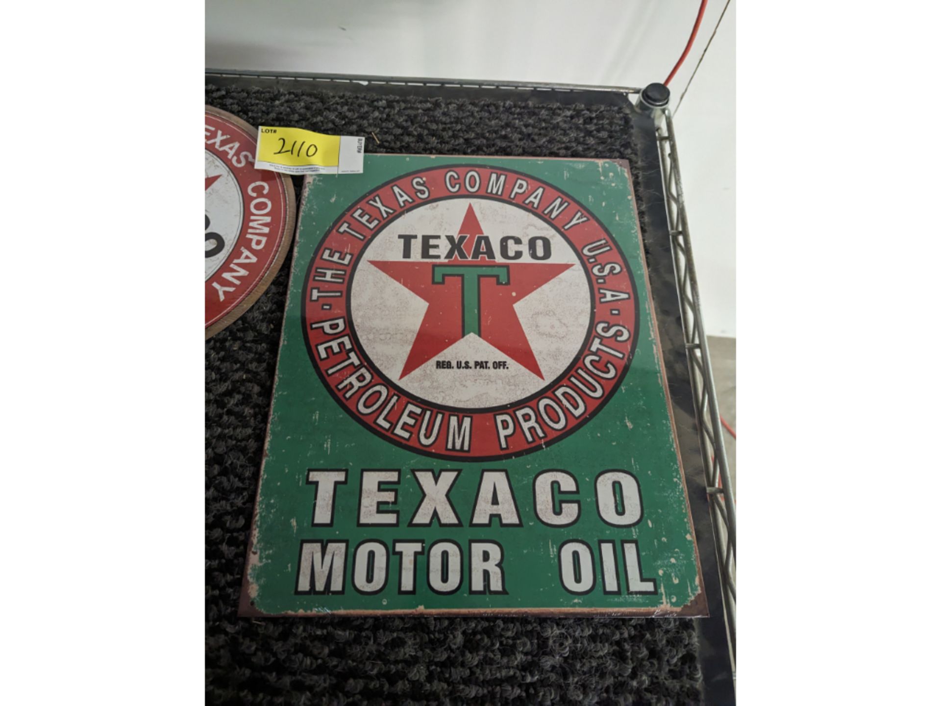 "2 Retro Vintage Signs" Texaco Oil - Image 2 of 3