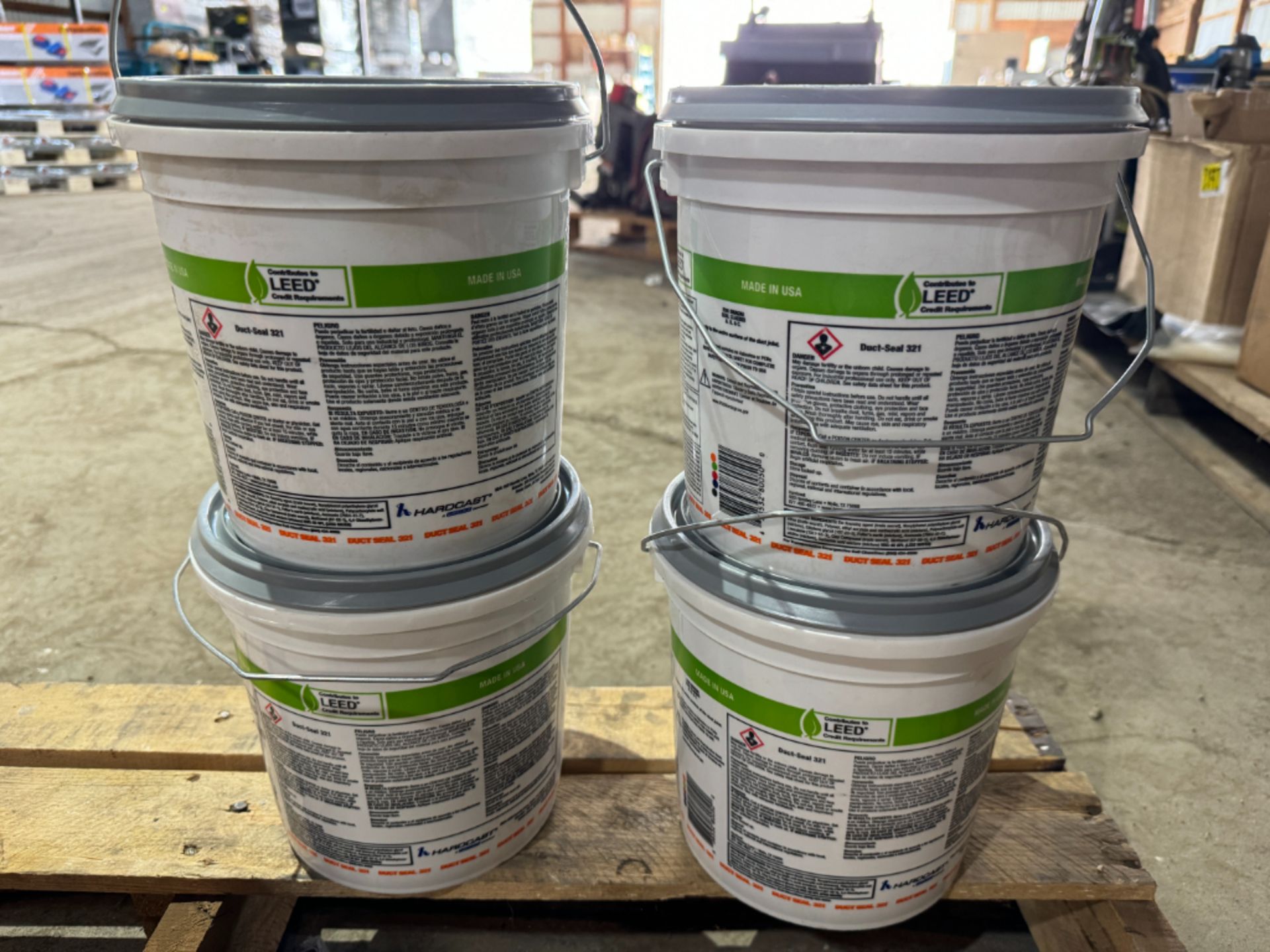 (4) 1 Gallon Tubs of Duct Seal - Image 3 of 3