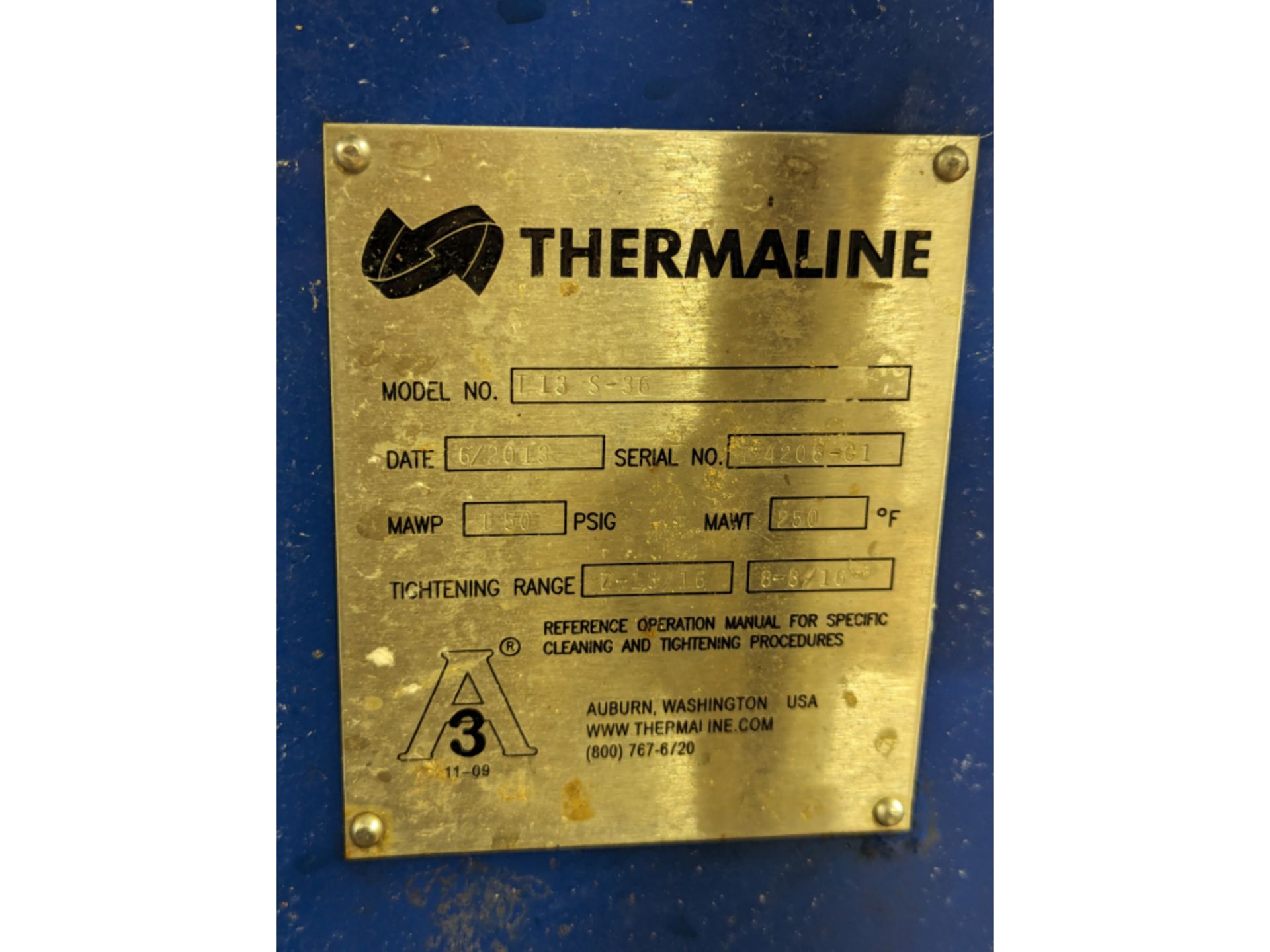Thermaline T13 S-36 Plate Heat Exchanger - Image 3 of 3