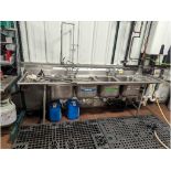 Advance Tabco 4 Bay Stainless Sink