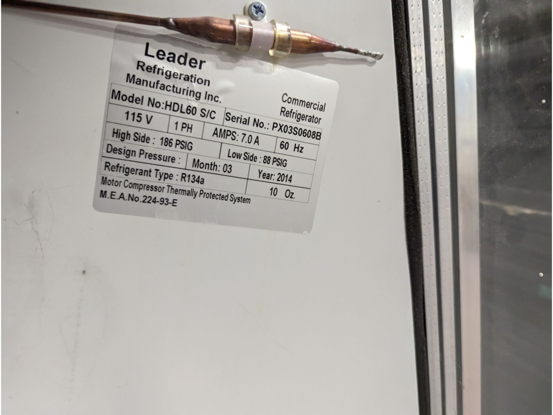 Leader Refrigerated Retail Display Cooler - Bild 5 aus 5