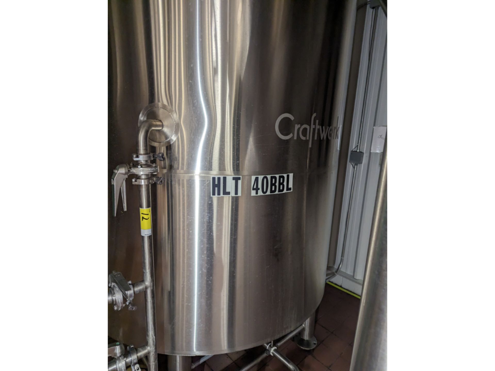 2013 Craftwerk 40 BBL Hot Liquor Tank - Image 4 of 6