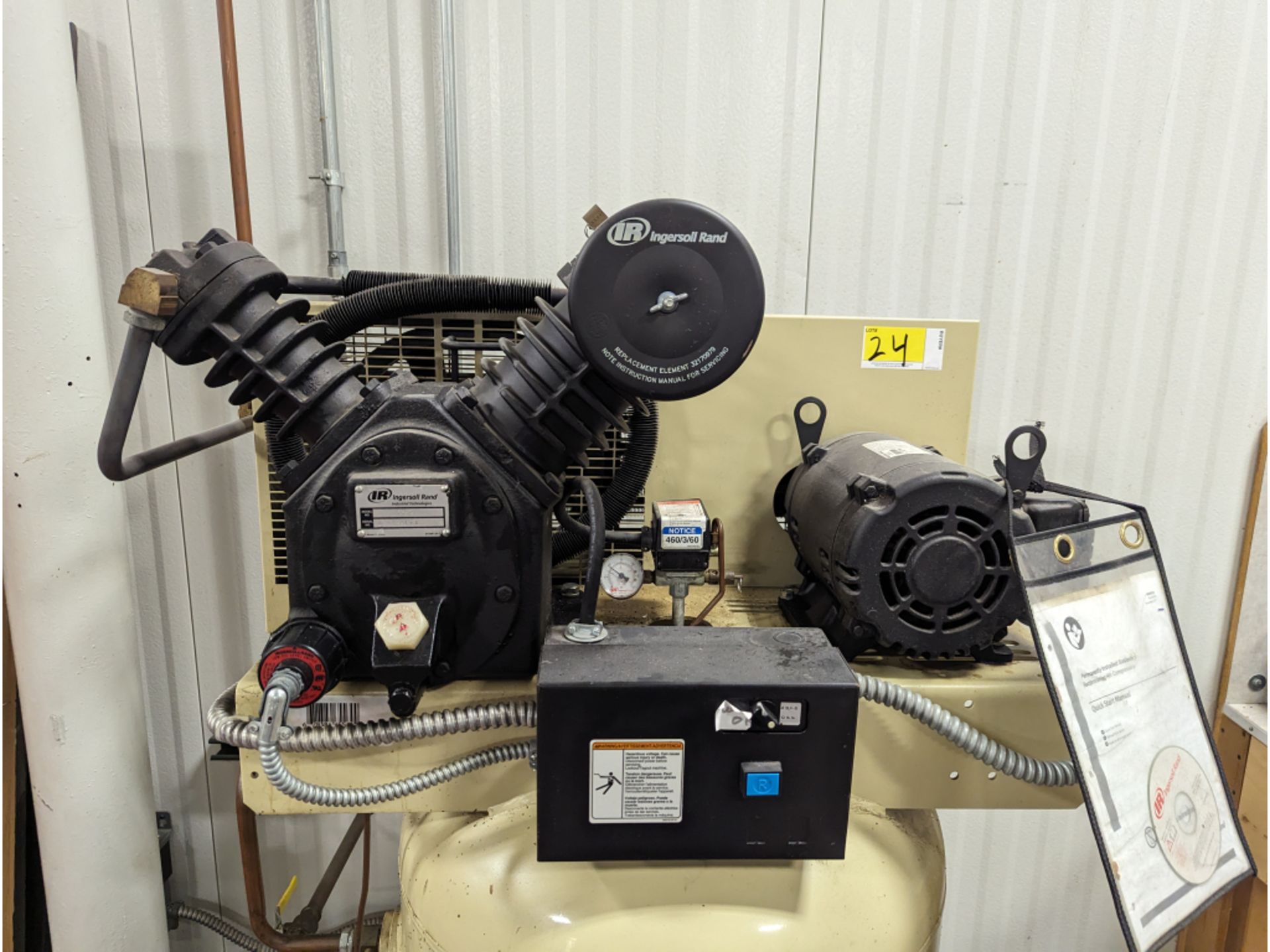 Ingersoll Rand 80 Gallon Air Compressor - Image 3 of 7