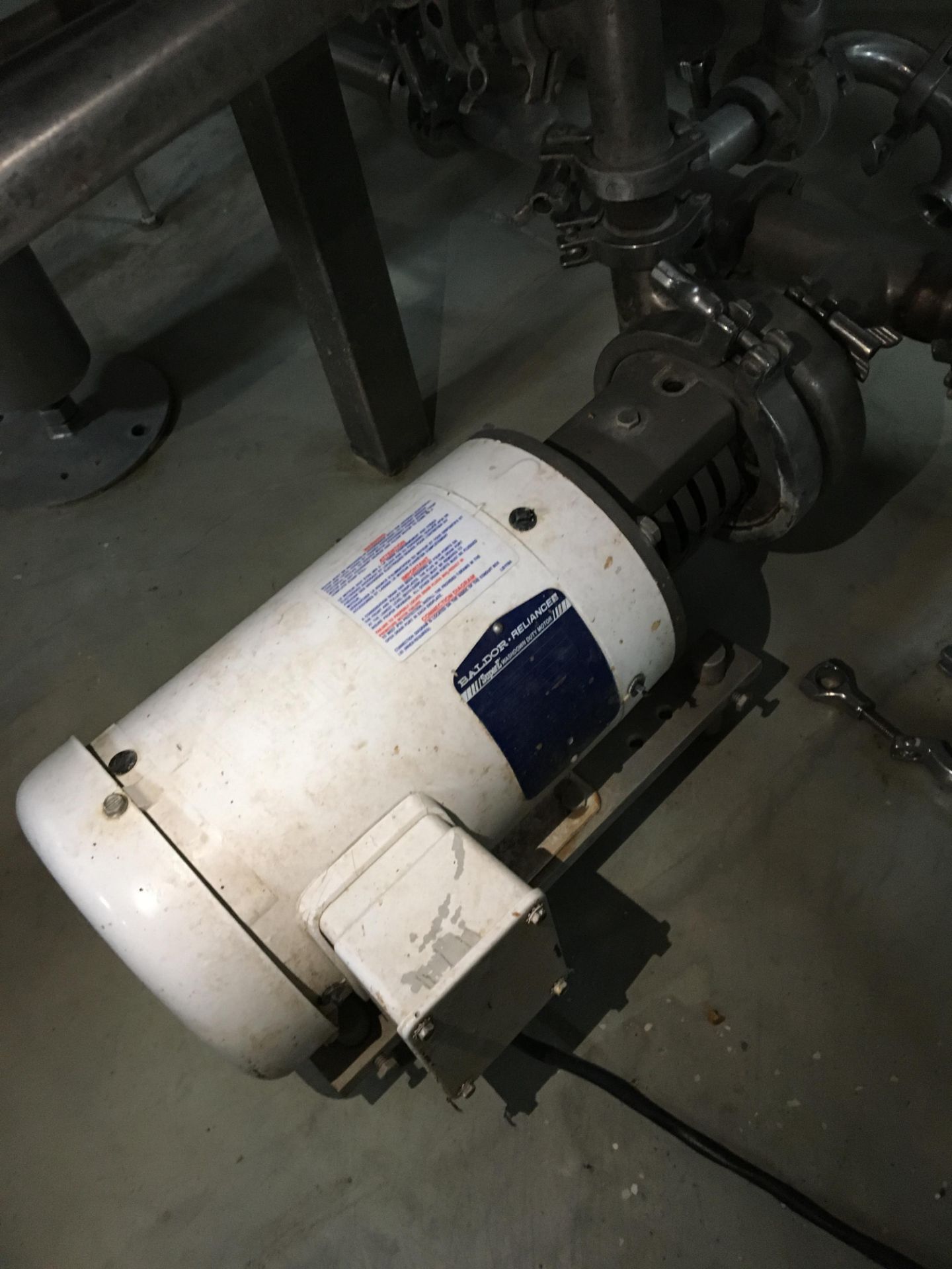 (5) Baldor-Reliance 2 HP Motors, Model 35TT936M774G1, Serial Number W1711063910, W1711063786, - Image 19 of 27