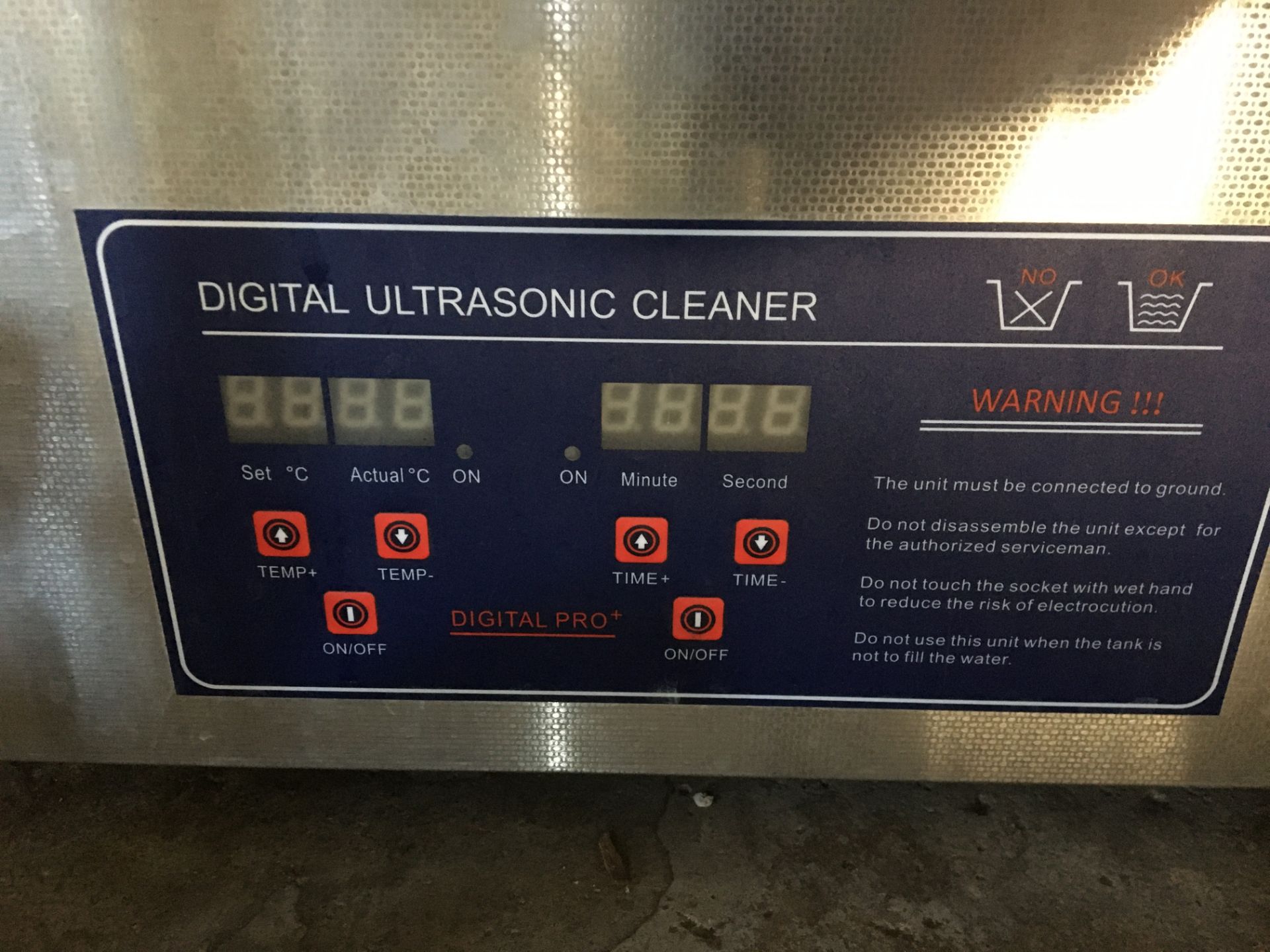 Digital Ultrasonic Cleaner, Model PS-100A Stainless Steel; Ultrasonic Cleaner, ultrasonic power= - Image 4 of 10