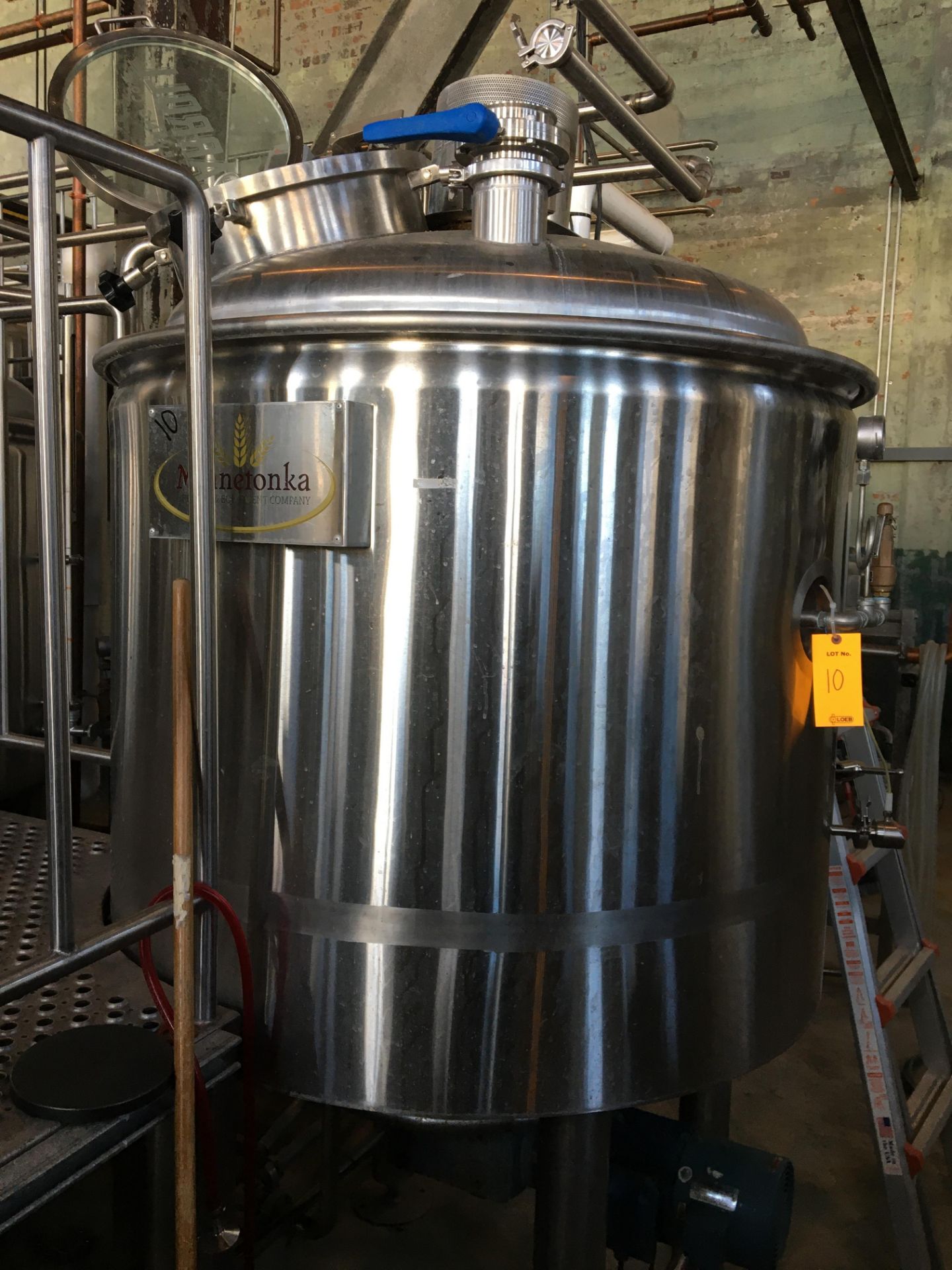 Complete 5 BBL Brewhouse Including 5-BBL Minnetonka Brew kettle/Whirlpool Tank, Stainless Steel; - Image 16 of 66
