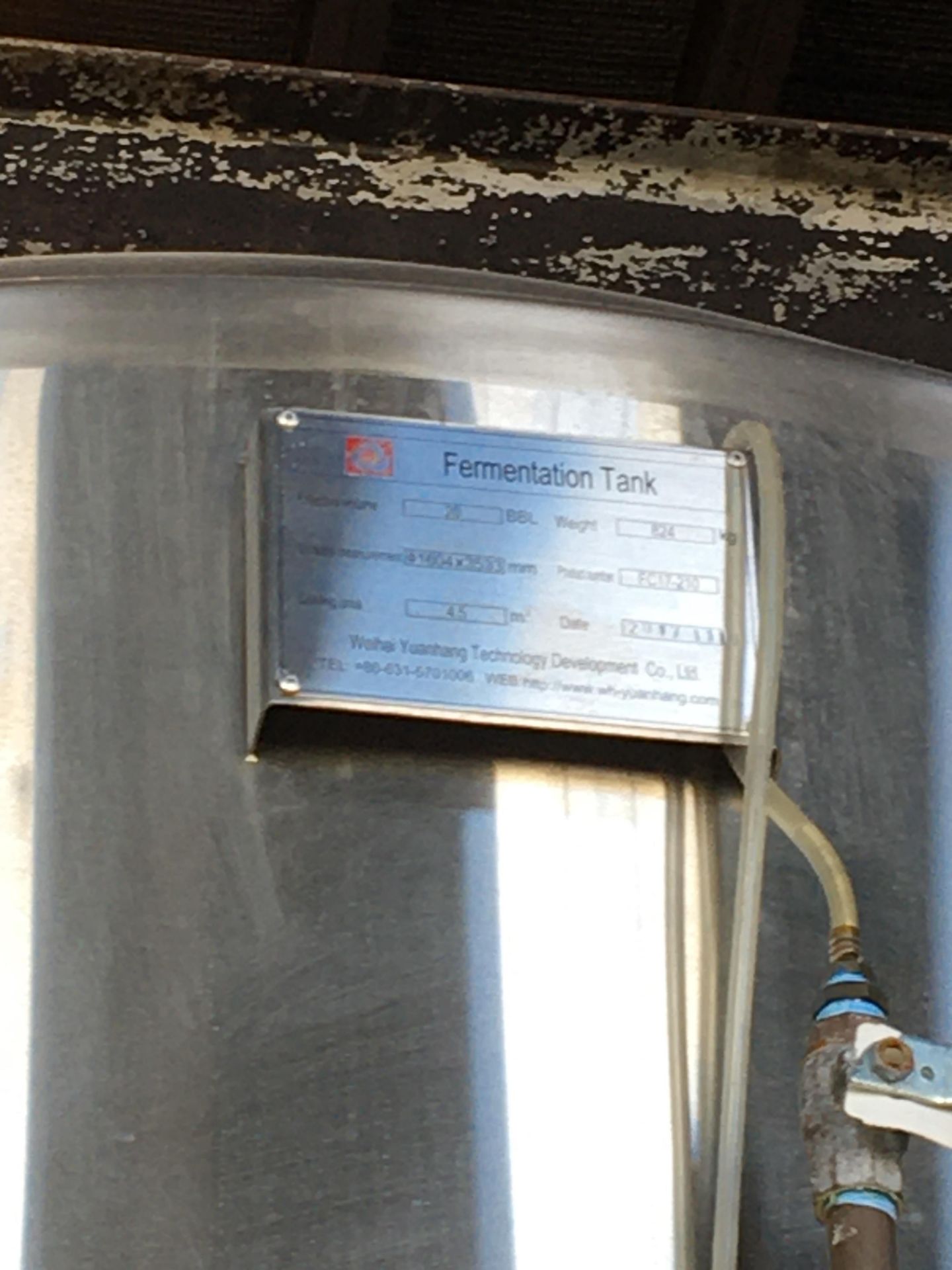 20-BBL Minnetonka Fermentation Tank - Image 14 of 17