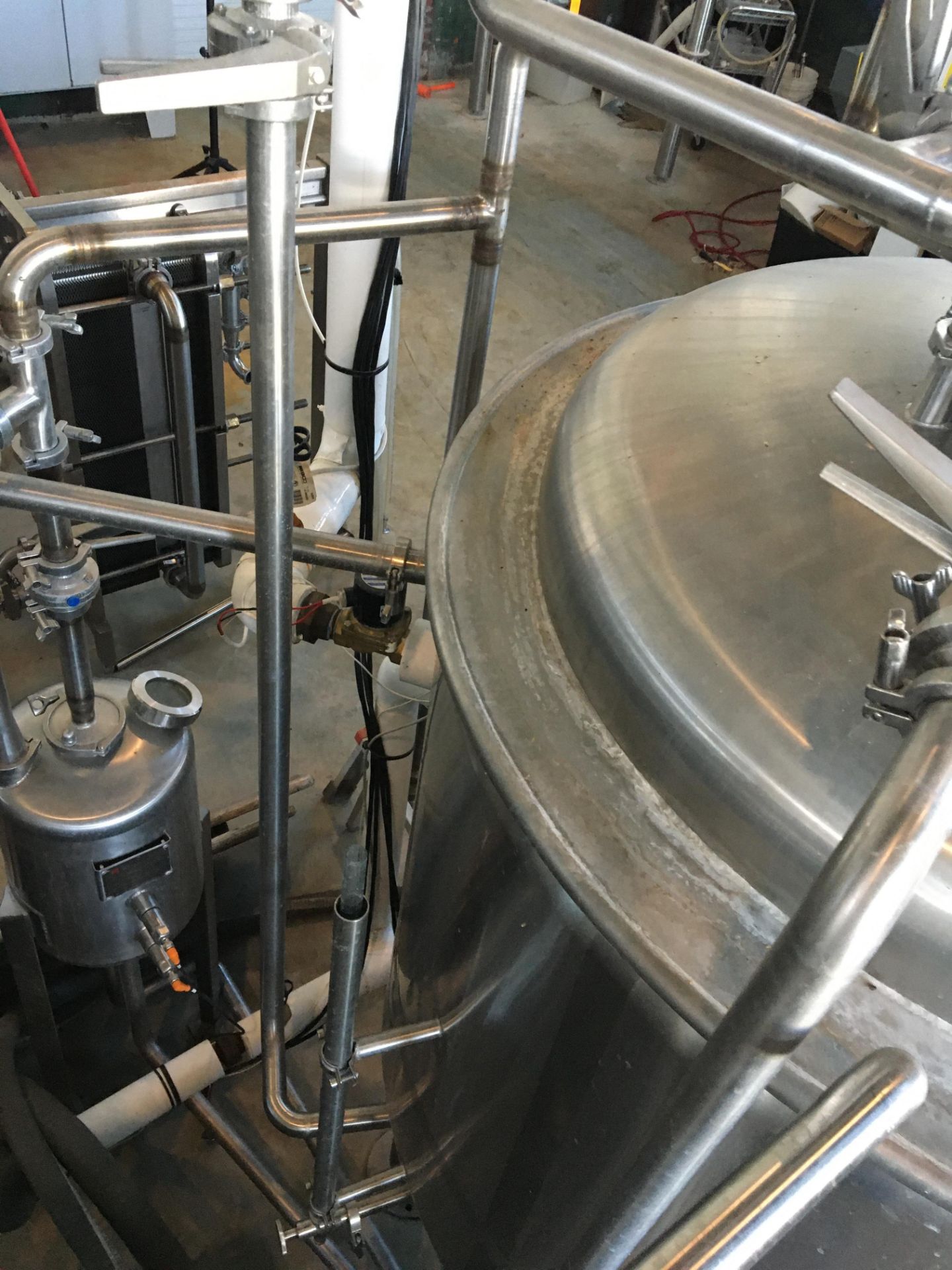 Complete 5 BBL Brewhouse Including 5-BBL Minnetonka Brew kettle/Whirlpool Tank, Stainless Steel; - Image 34 of 66