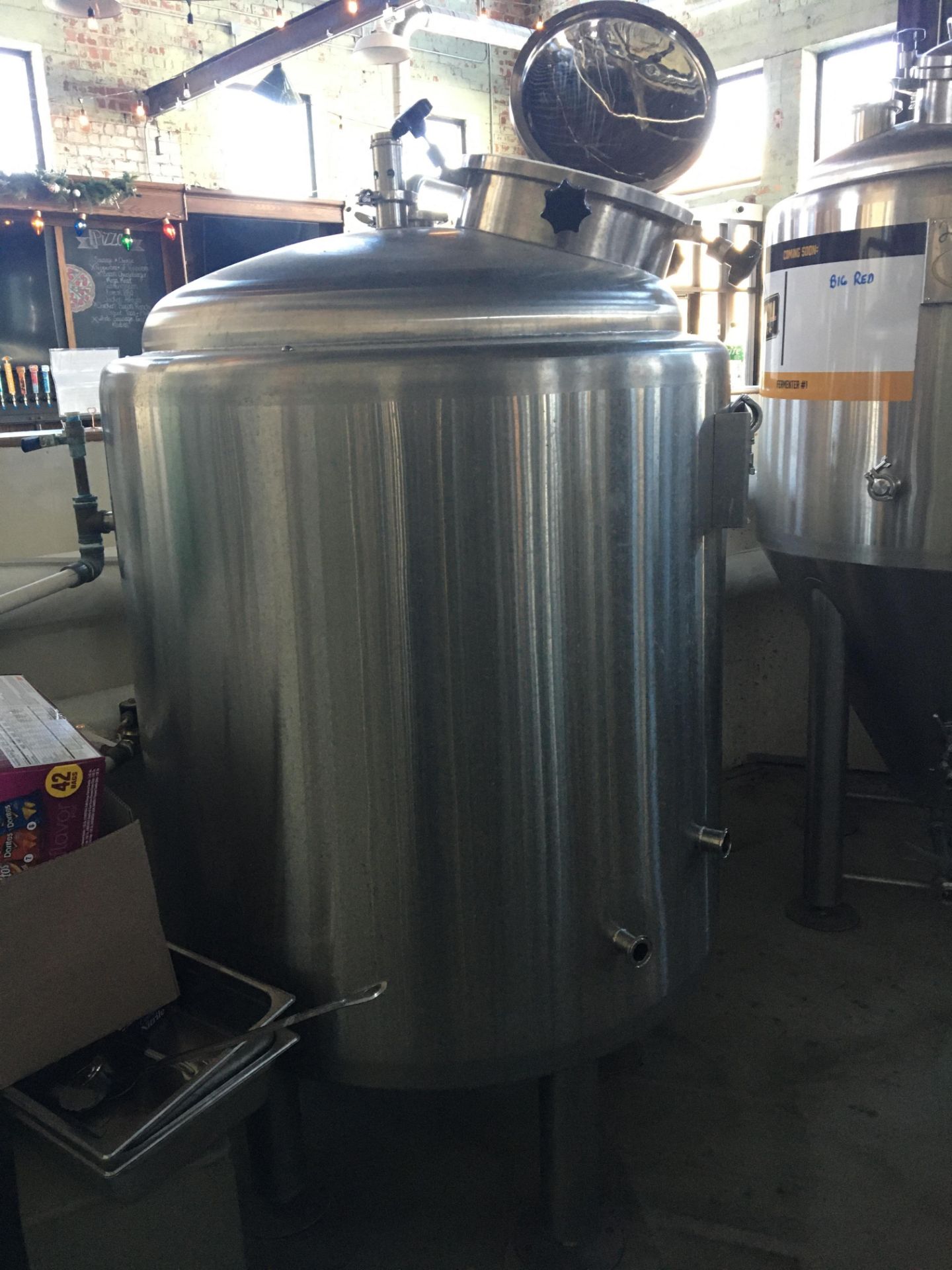 5-BBL Minnetonka Bright Tank, Stainless Steel; storage for finished beer