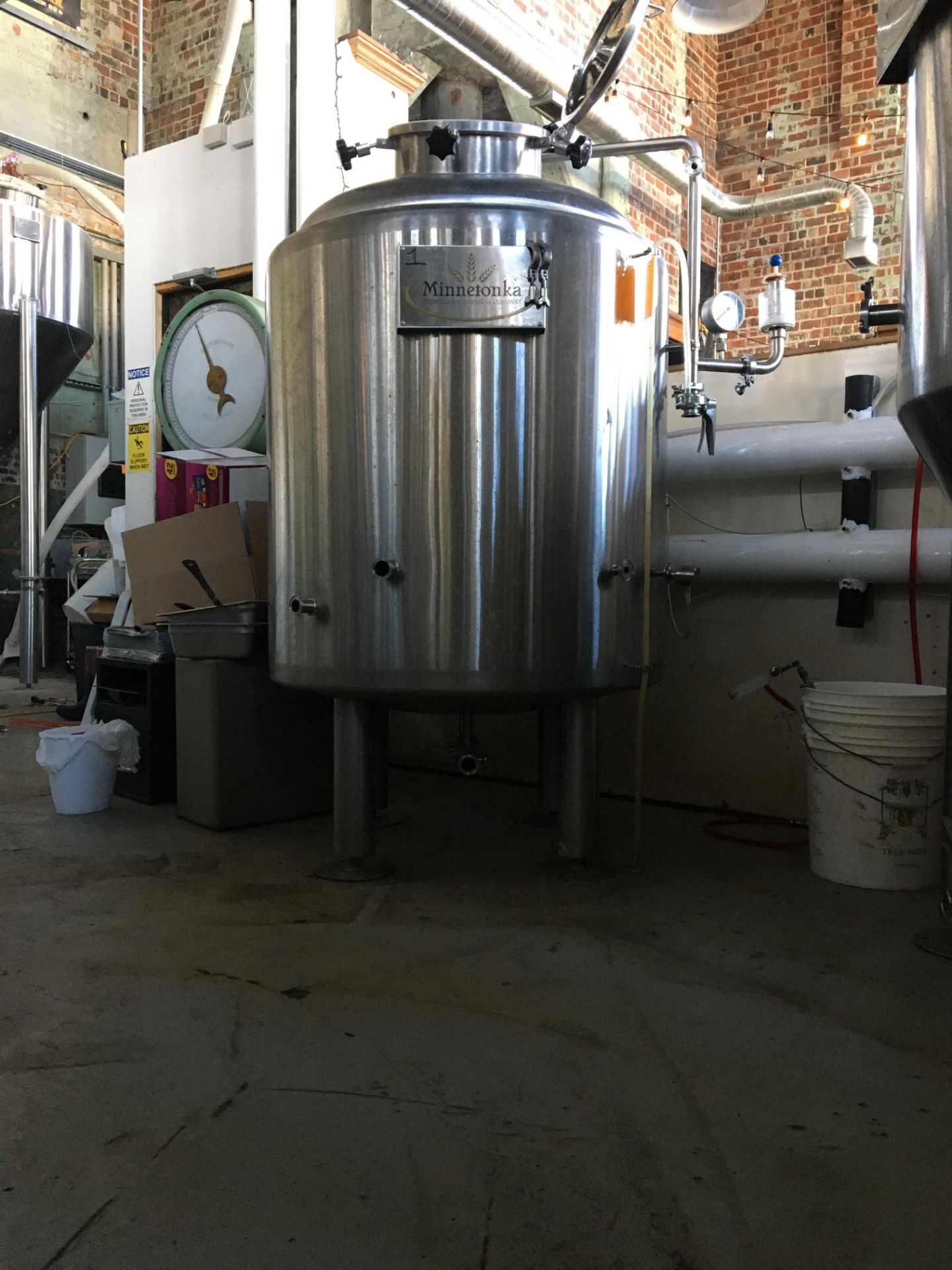 5-BBL Minnetonka Bright Tank, Stainless Steel; storage for finished beer - Image 4 of 8