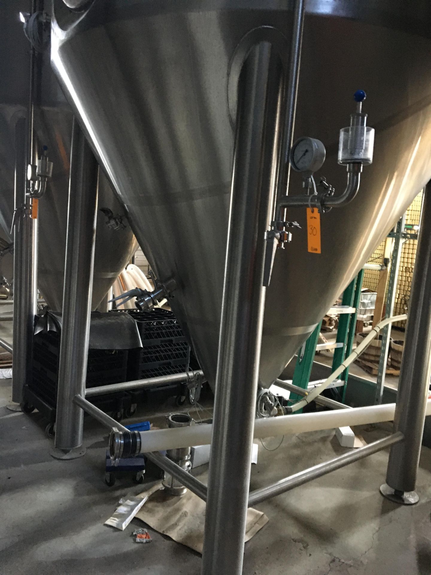 80-BBL Minnetonka Fermentation Tank, Model 80-BBL, Year 2017, Stainless Steel; Vessel store wort and - Image 5 of 14