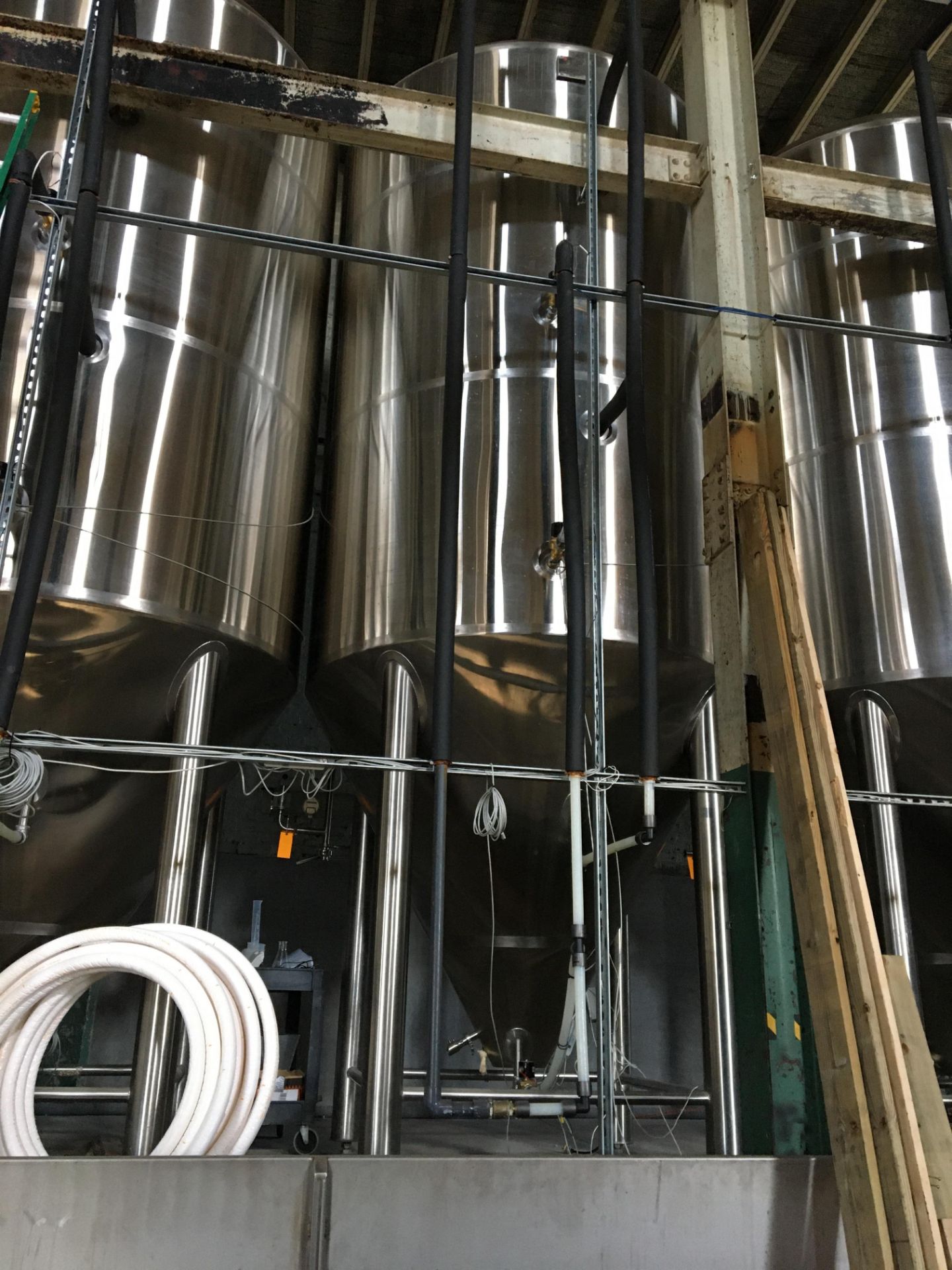 80-BBL Minnetonka Fermentation Tank, Model 80-BBL, Year 2017, Stainless Steel; Vessel store wort and