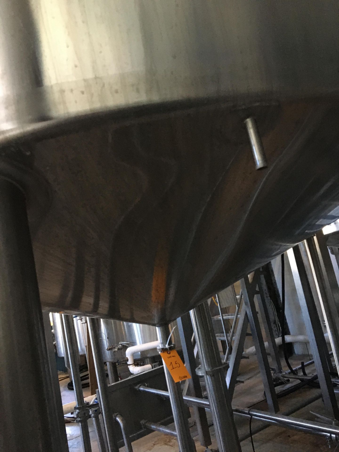 Complete 20 BBL Brewhouse Including 20-BBL Minnetonka Whirlpool Tank Stainless Steel; - Image 9 of 75