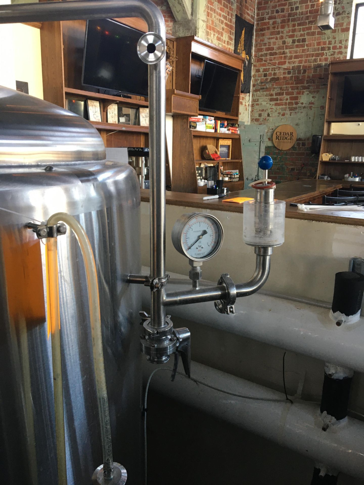5-BBL Minnetonka Bright Tank, Stainless Steel; storage for finished beer - Image 3 of 8