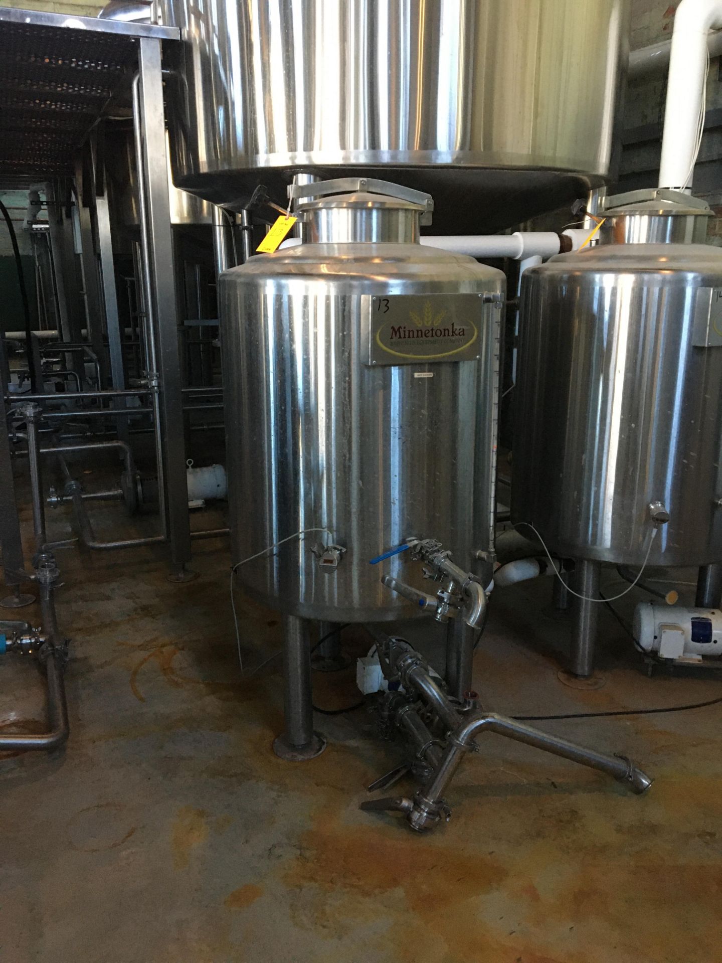 Complete 5 BBL Brewhouse Including 5-BBL Minnetonka Brew kettle/Whirlpool Tank, Stainless Steel; - Image 51 of 66