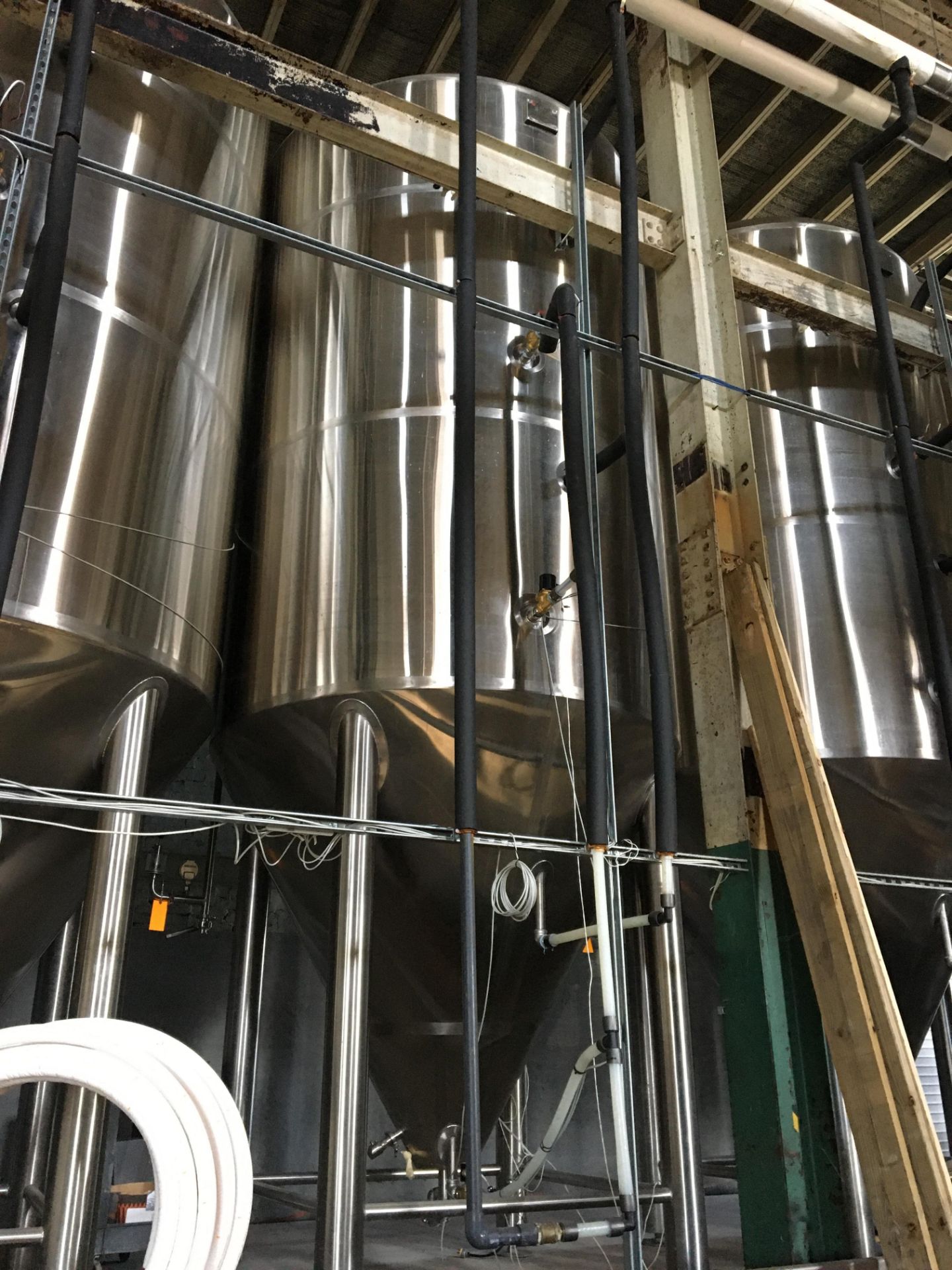 80-BBL Minnetonka Fermentation Tank, Model 80-BBL, Year 2017, Stainless Steel; Vessel store wort and - Image 4 of 15