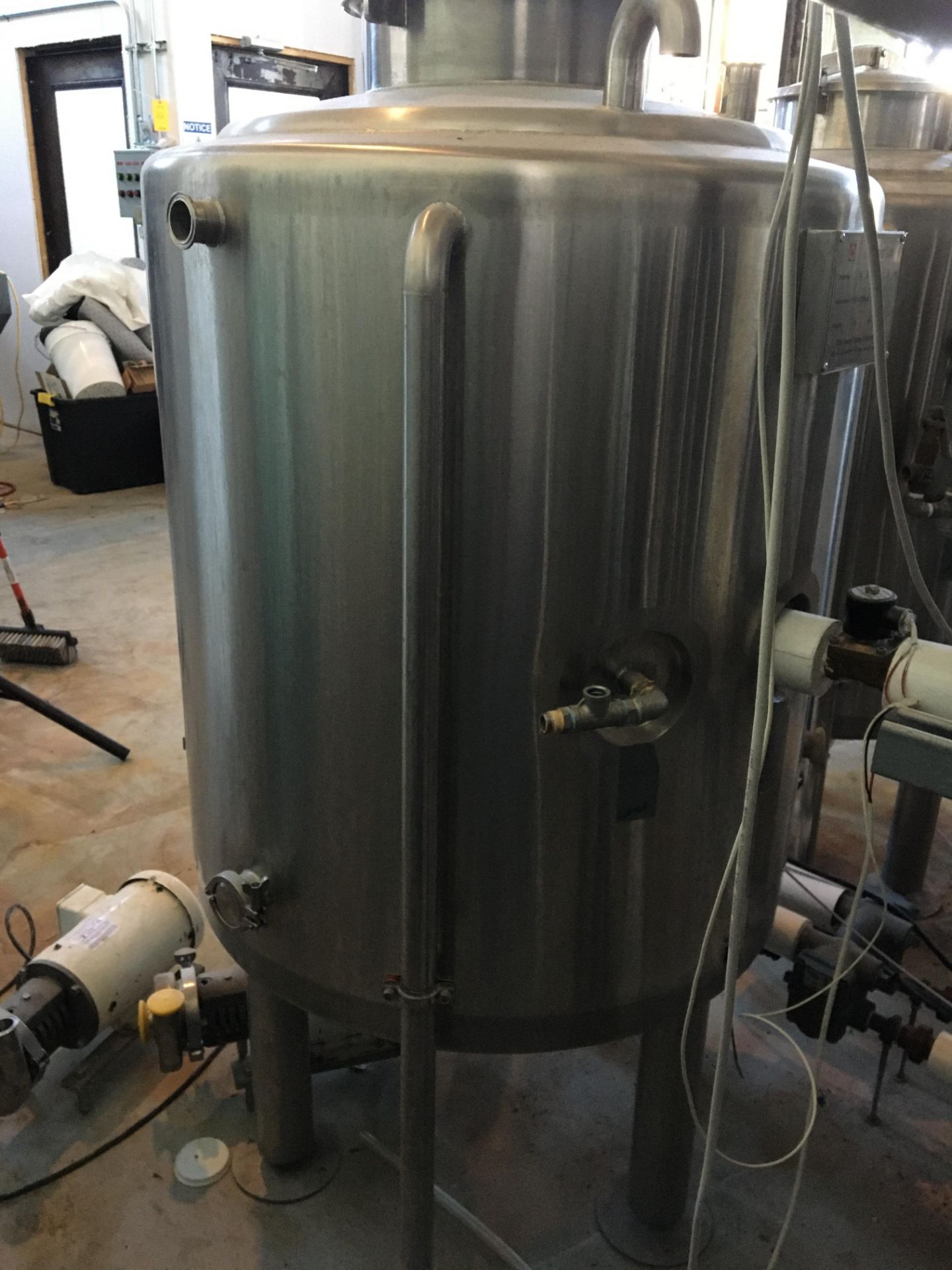 Complete 5 BBL Brewhouse Including 5-BBL Minnetonka Brew kettle/Whirlpool Tank, Stainless Steel; - Image 52 of 66