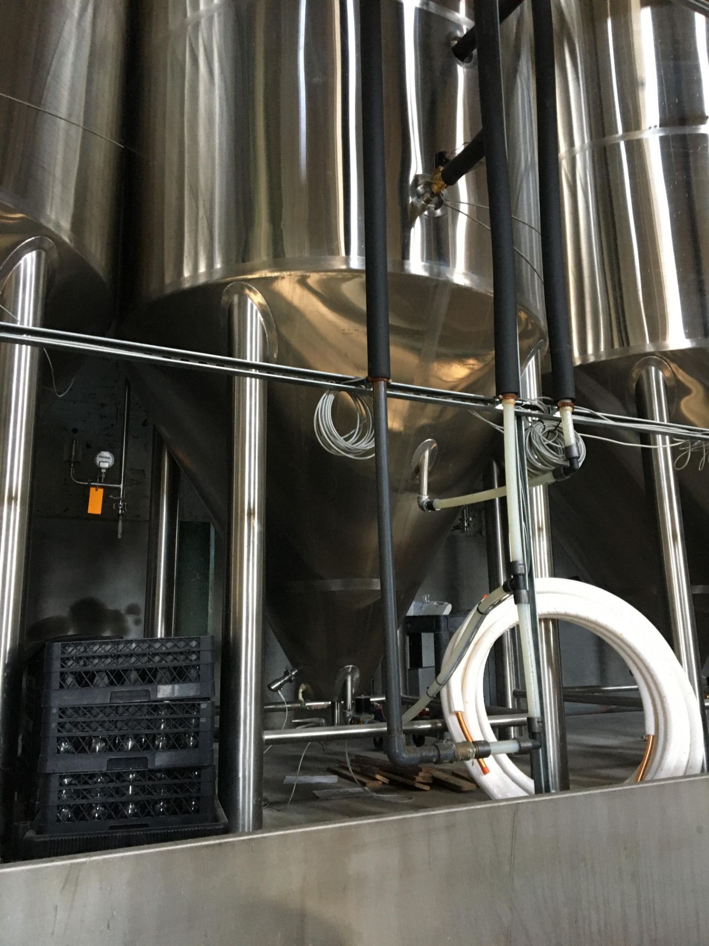 80-BBL Minnetonka Fermentation Tank, Model 80-BBL, Year 2017, Stainless Steel; Vessel store wort and - Image 4 of 17