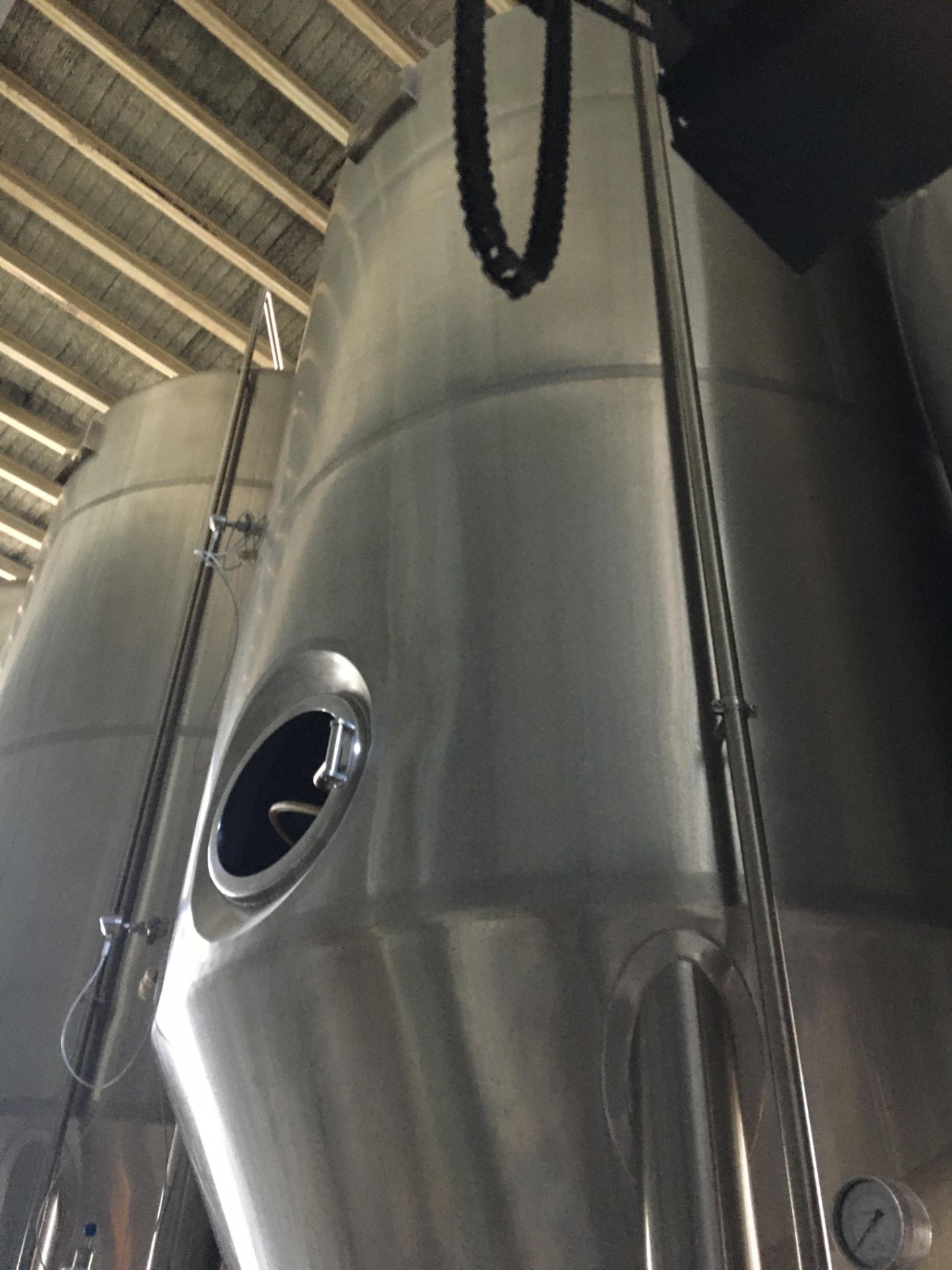 80-BBL Minnetonka Fermentation Tank, Model 80-BBL, Year 2017, Stainless Steel; Vessel store wort and - Image 8 of 17