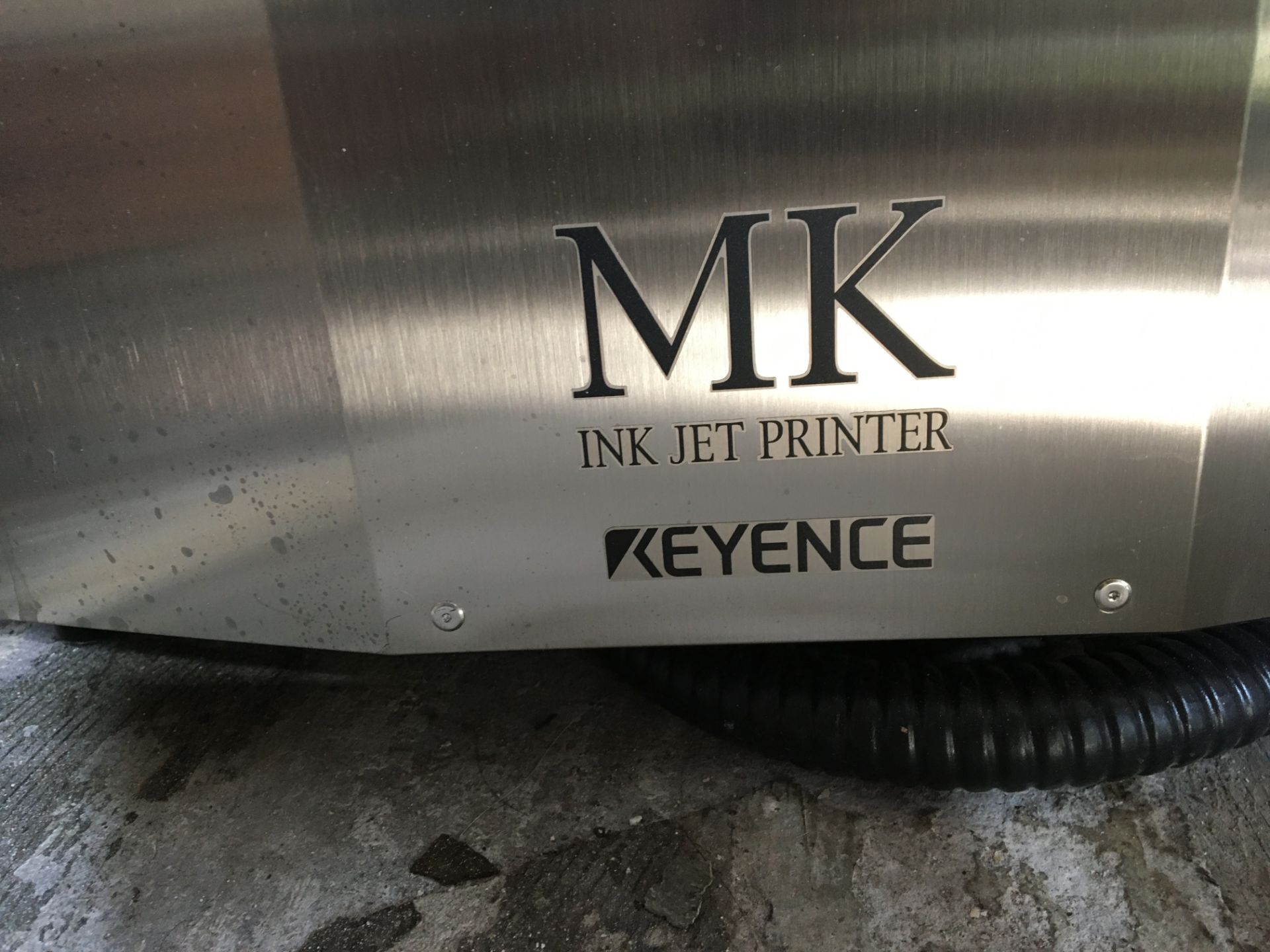Keyence MK Ink Jet Printer, Model MK-U Series, Keyence ink jet printer/ label maker - Image 3 of 13