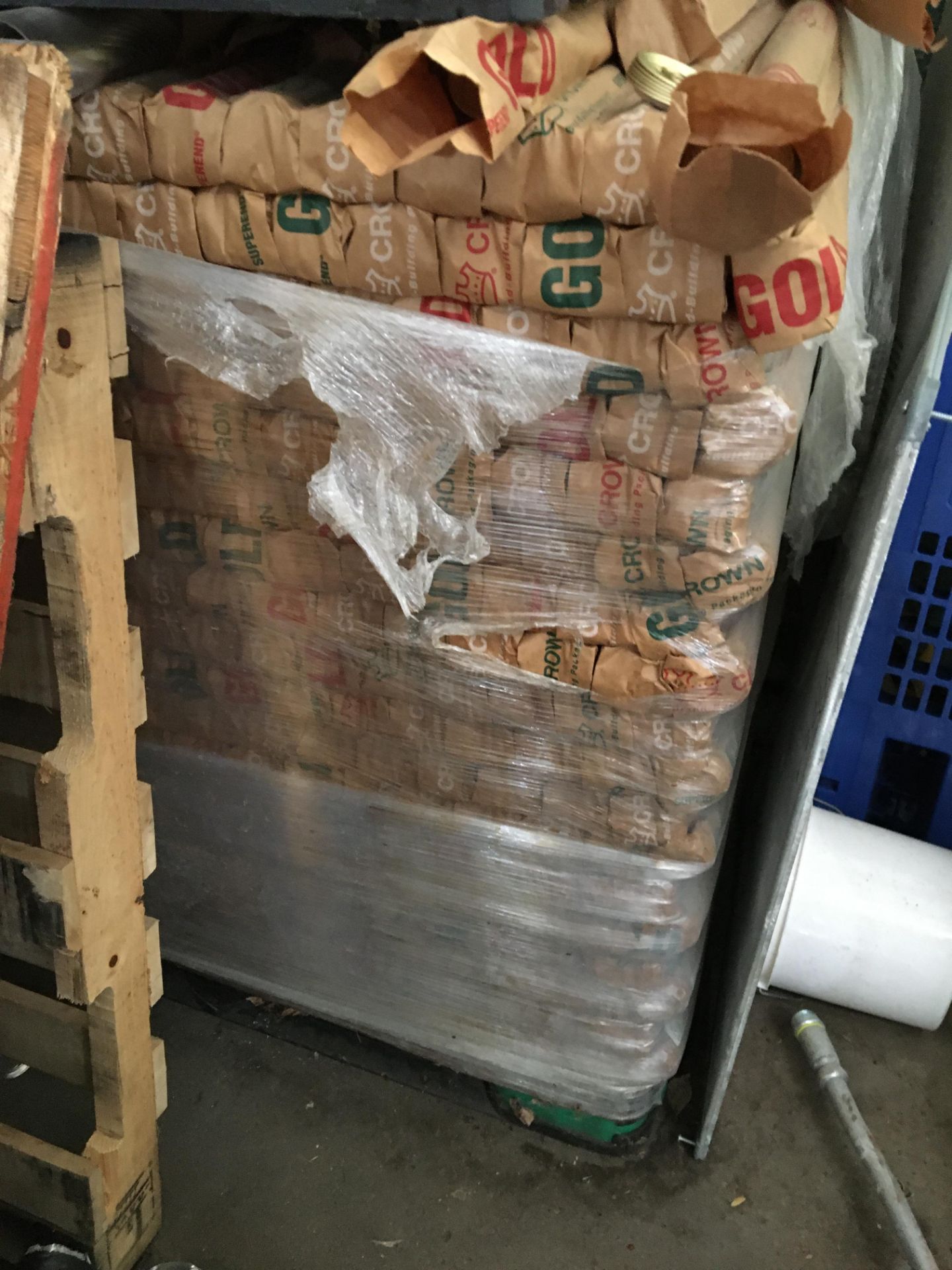 7 Pallets & 8 Trash Cans Carroll Brewing/ Gold Empty Aluminum Cans+ Can Tops - Image 13 of 23