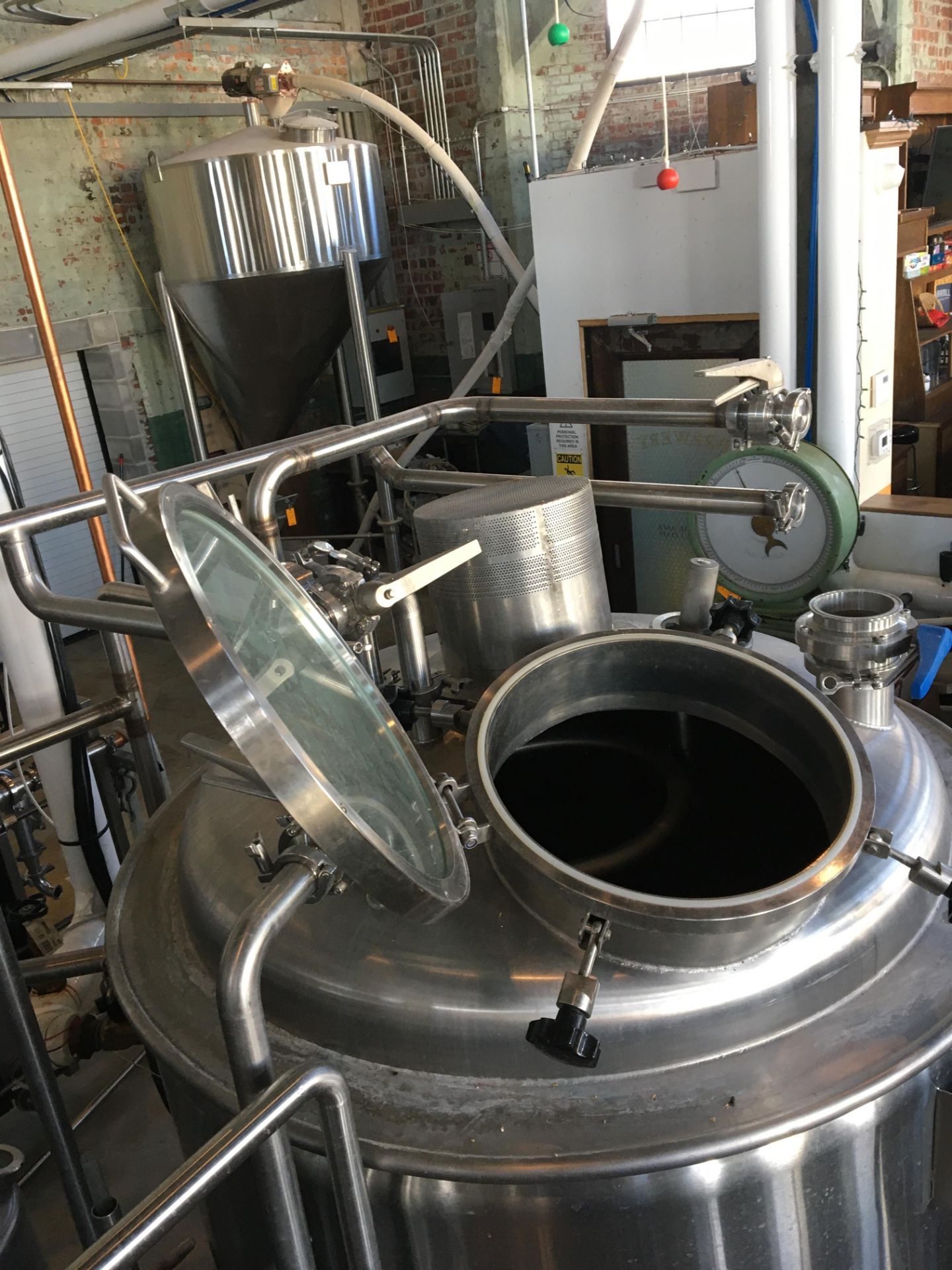 Complete 5 BBL Brewhouse Including 5-BBL Minnetonka Brew kettle/Whirlpool Tank, Stainless Steel; - Image 25 of 66