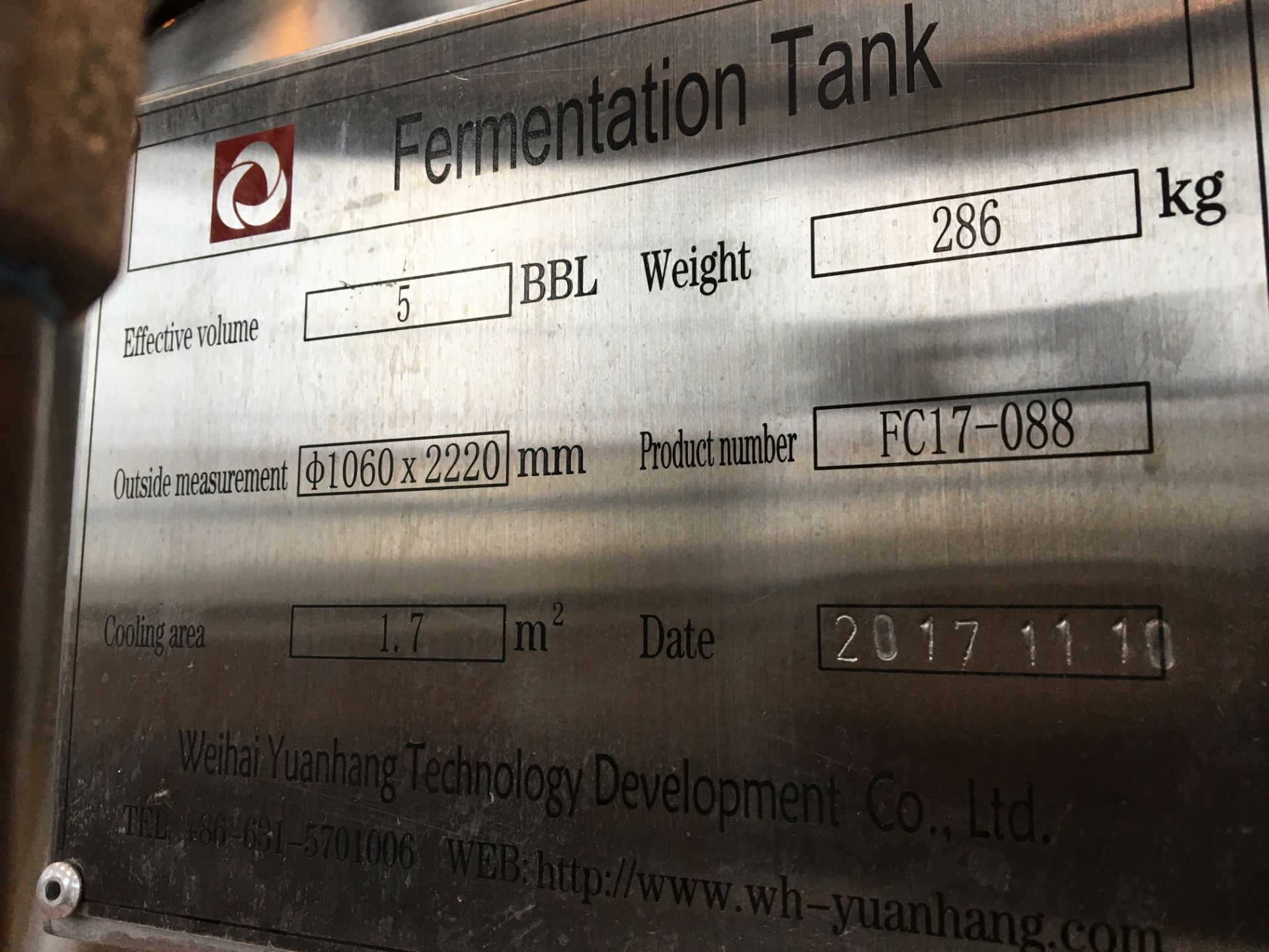5-BBL Minnetonka Fermentation Tank, - Image 12 of 14