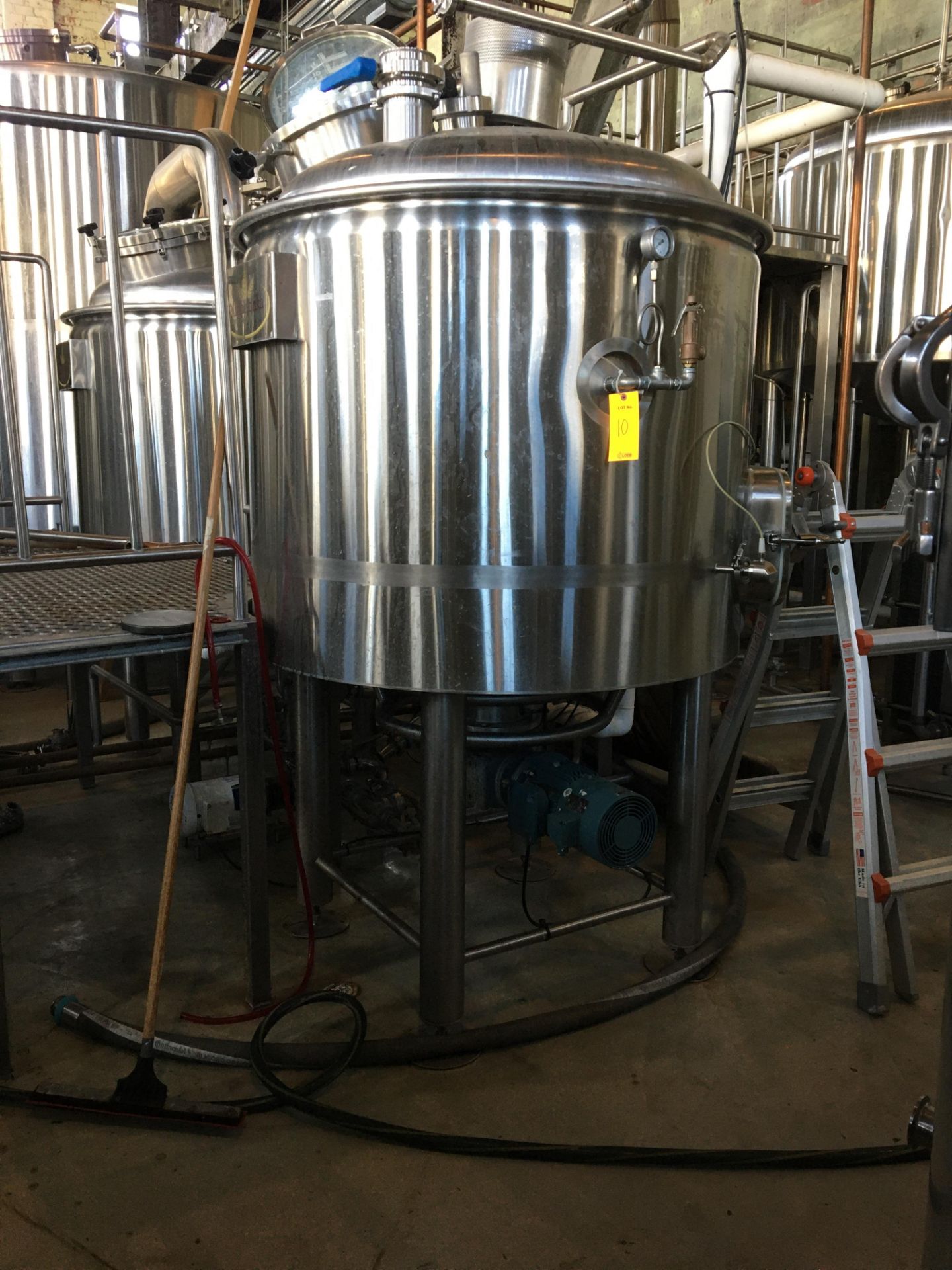 Complete 5 BBL Brewhouse Including 5-BBL Minnetonka Brew kettle/Whirlpool Tank, Stainless Steel; - Image 19 of 66