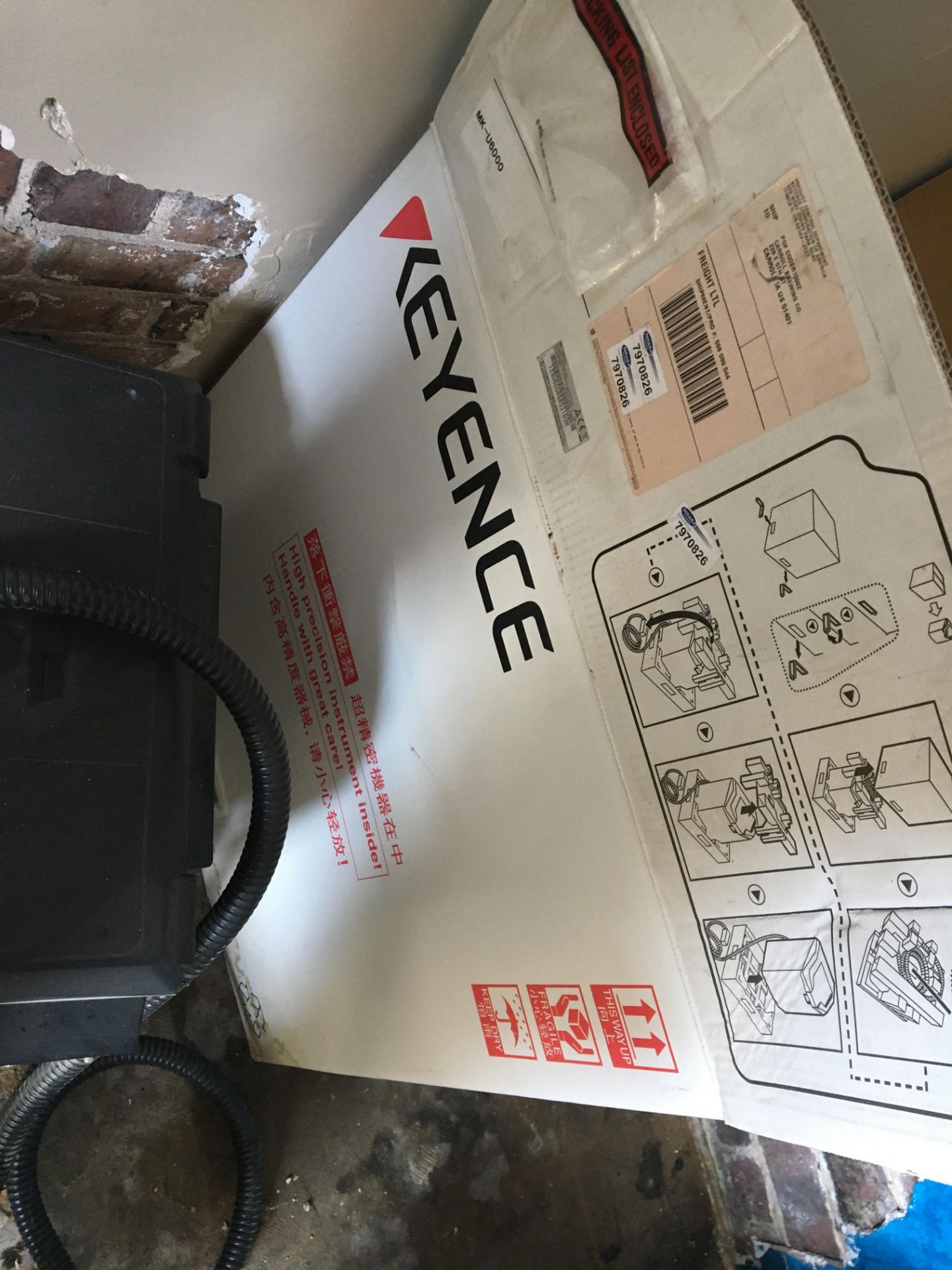 Keyence MK Ink Jet Printer, Model MK-U Series, Keyence ink jet printer/ label maker - Image 11 of 13