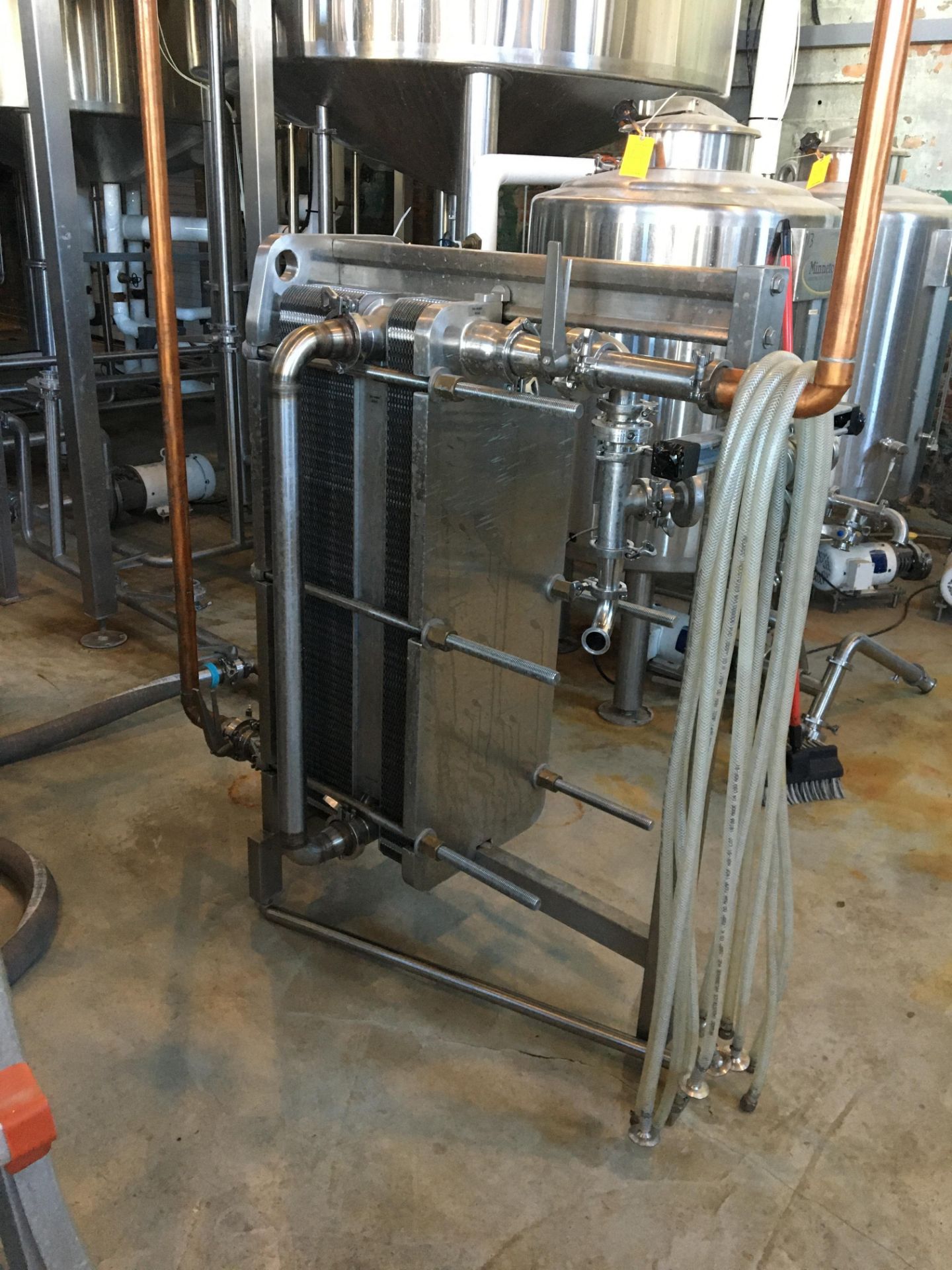 Complete 5 BBL Brewhouse Including 5-BBL Minnetonka Brew kettle/Whirlpool Tank, Stainless Steel; - Image 20 of 66