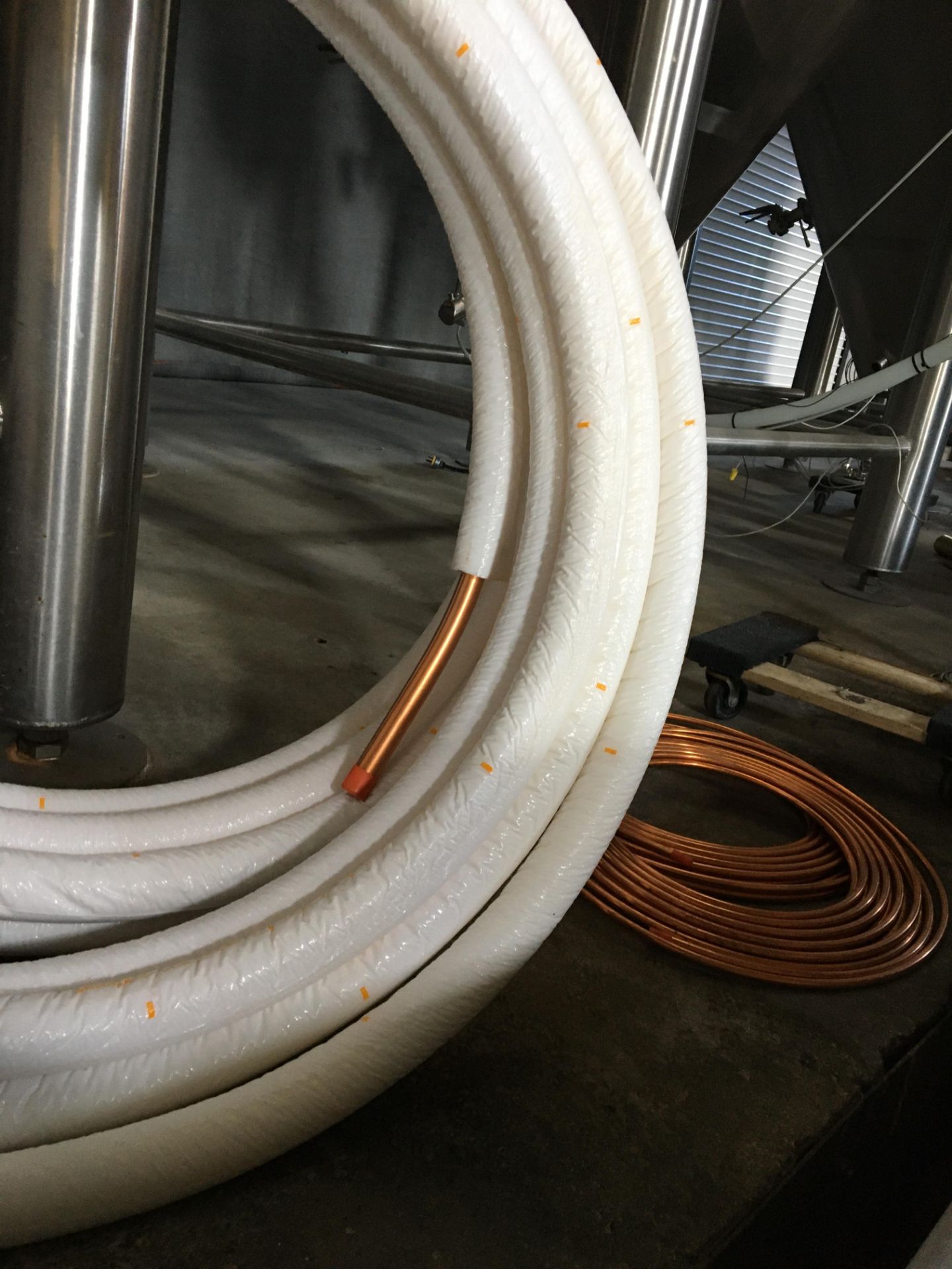 Approx. 500 Feet of Copper Pipe, Copper Pipe; only the copper pipe to do with the brewery - Image 25 of 29