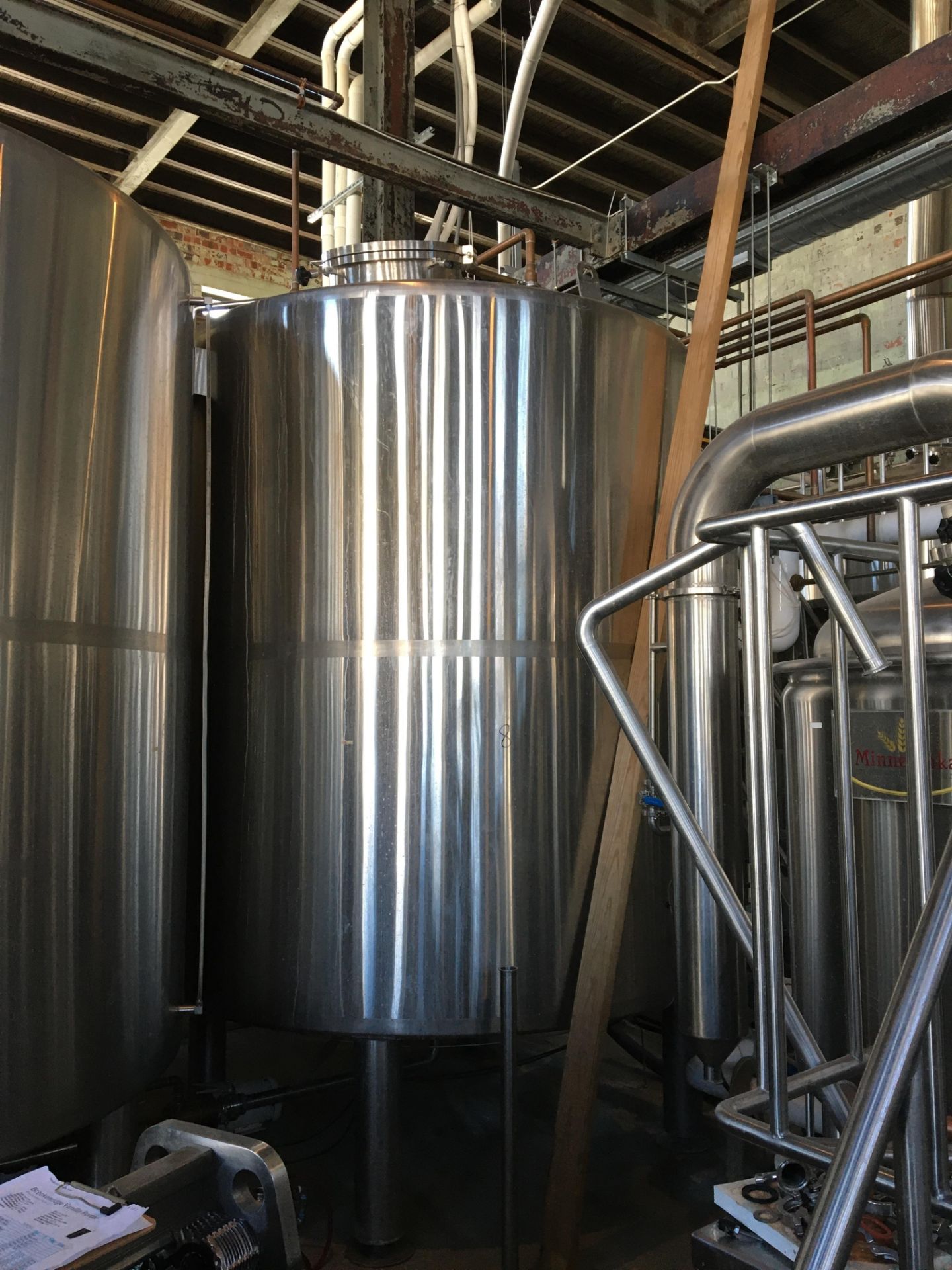 Complete 20 BBL Brewhouse Including 20-BBL Minnetonka Whirlpool Tank Stainless Steel; - Image 66 of 75