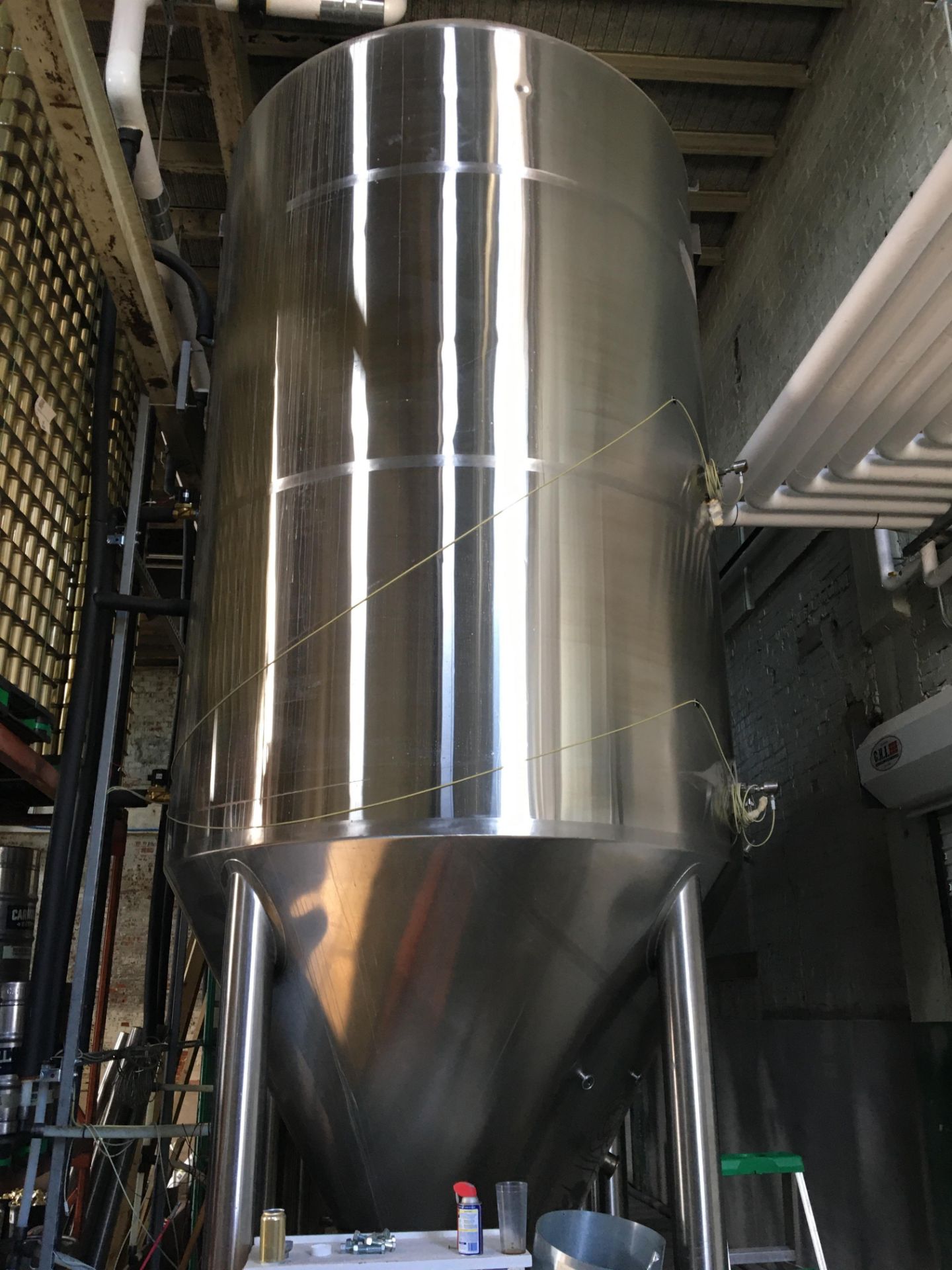 80-BBL Minnetonka Fermentation Tank, Model 80-BBL, Year 2017, Stainless Steel; Vessel store wort and