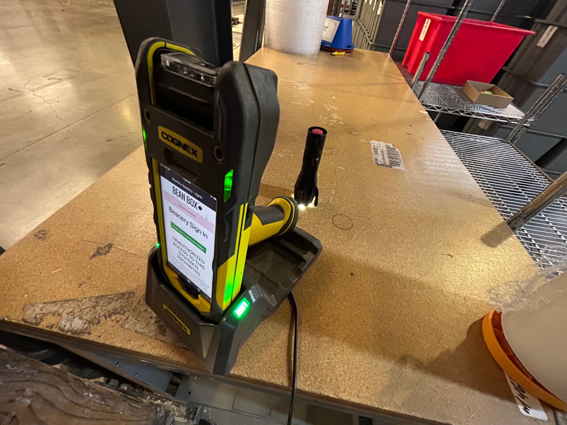 Cognex Mdl MX1000, Lot - (3) Mobile Barcode Reader Terminals, with (3) MT Base Stations - Image 6 of 11