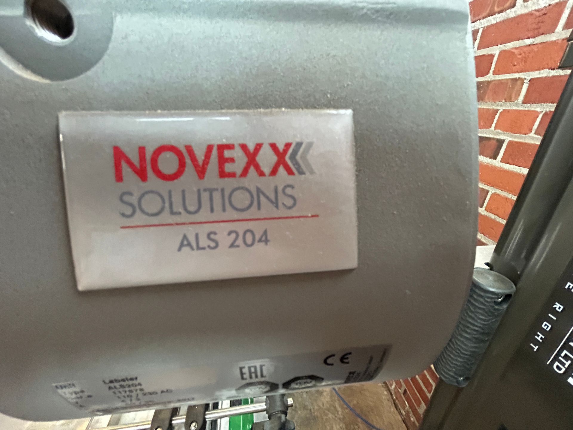 Accent Label Automation Mdl 40 PL Print, Pressure Sensitive Labeler With Novex Solution Labeler - Image 5 of 6