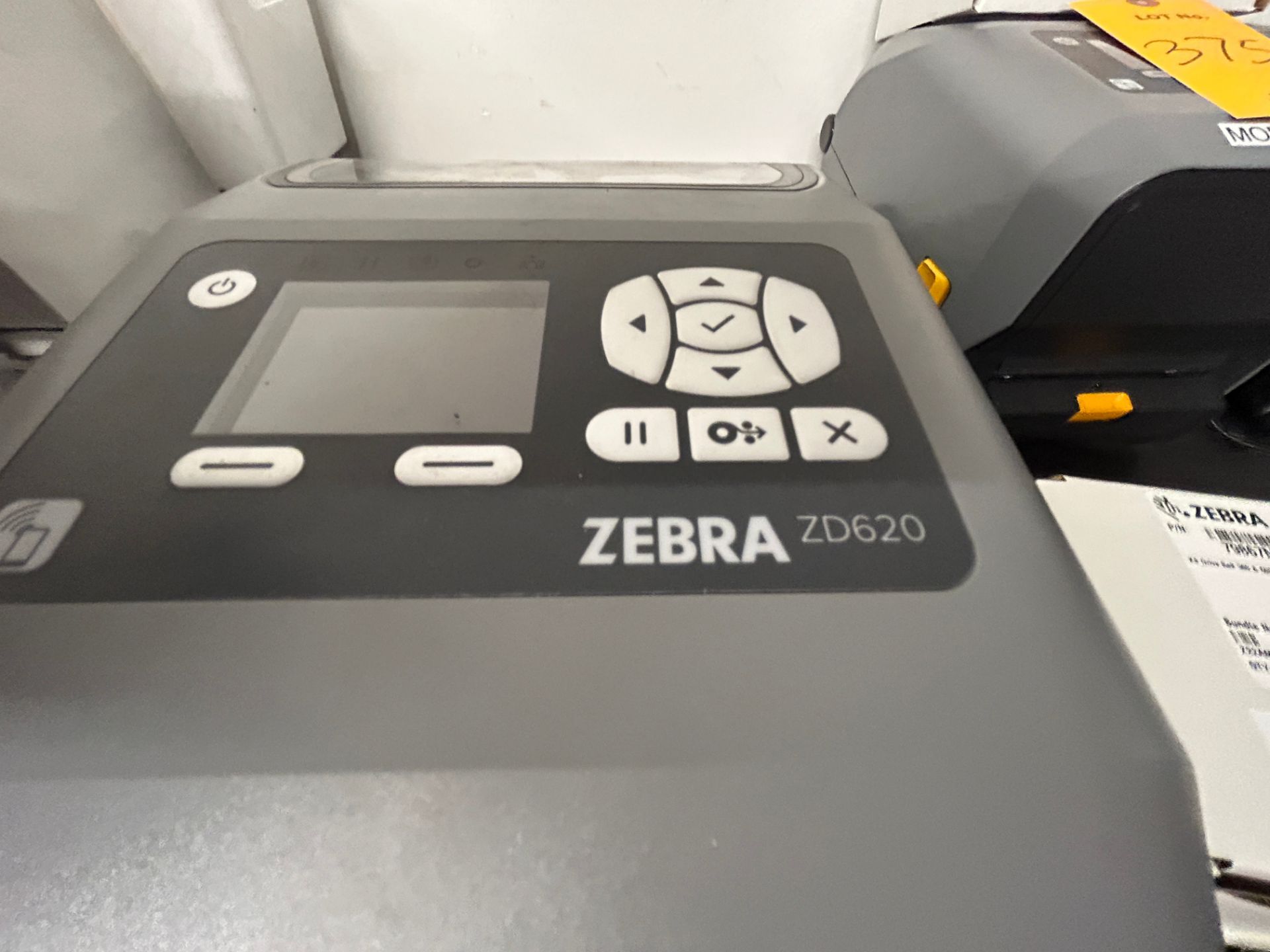 ZEBRA Mdl ZD620, Direct Thermal Label Printer, USB + Ethernet , Networkable, LCD Screen, 203 x 203 - Image 2 of 5