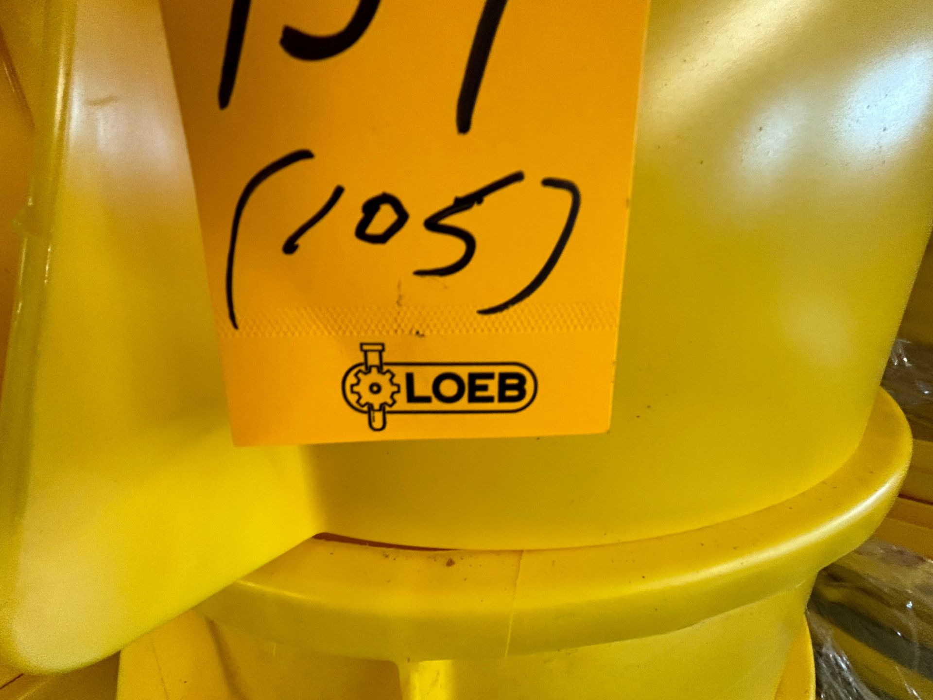 Rubbermaid, Lot approx (10) - Uline, 44 Gallon Yellow Food Grade Containers - Image 20 of 20