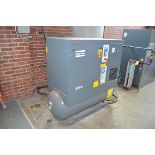 Atlas Copco Mdl G11FF, 15 HP Tank Mounted Rotary Screw Air Compressor. Working Pressure-125 PSIG-